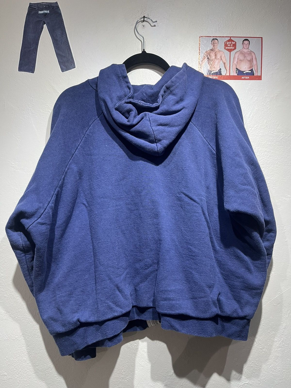 Vintage Vintage Thermal hoodie Size US M / EU 48-50 / 2 - 2 Thumbnail