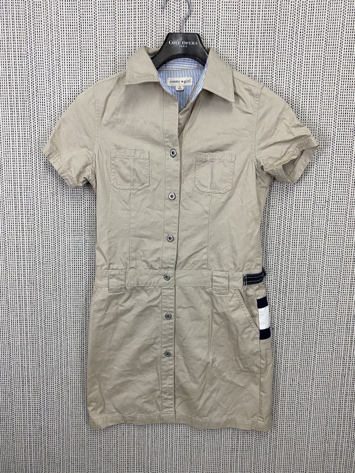 Japanese Brand × Tommy Hilfiger Tommy girl long coat very rare Size M / US 6-8 / IT 42-44 - 3 Thumbnail