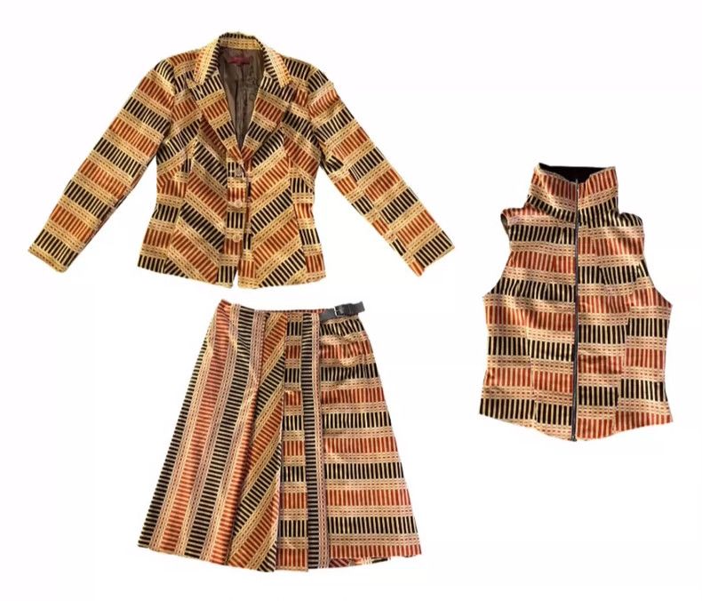 Kenzo KENZO A vintage retro corduroy three-piece set, including Size XS / US 0-2 / IT 36-38 - 6 Thumbnail