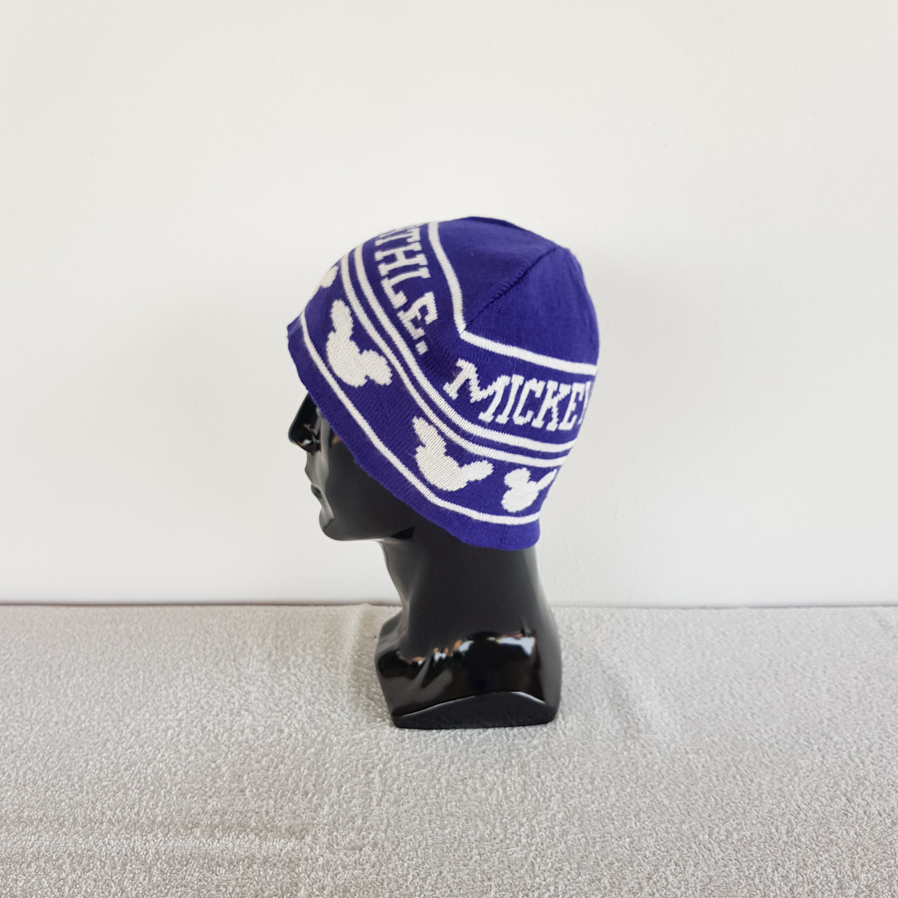 Mickey Mouse Vintage Disney Mickey Mouse Beanie Y2K Movie Snow Caps Hats Size ONE SIZE - 5 Thumbnail