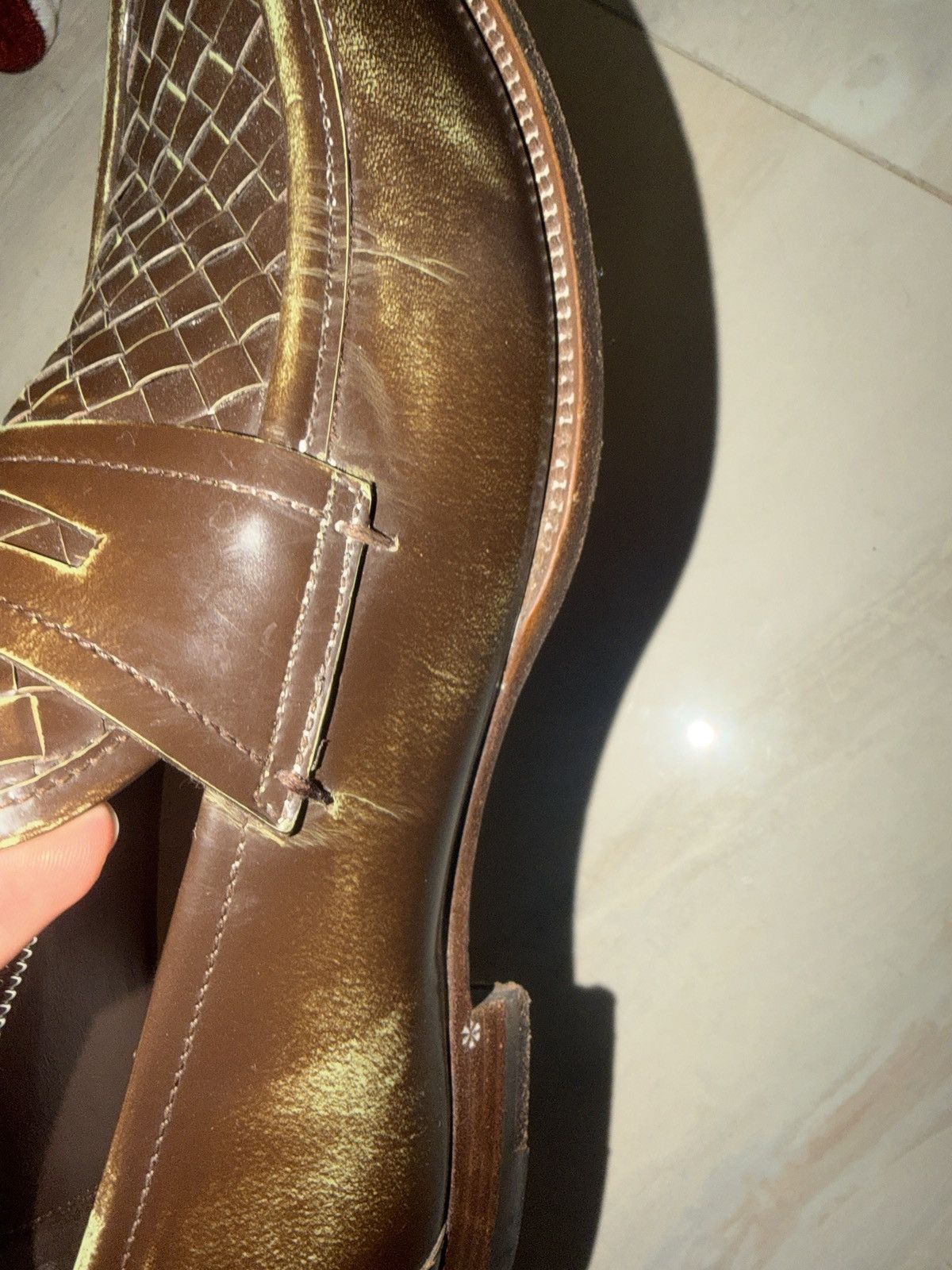 Bottega Veneta Bottega Veneta Distressed Loafer Size US 11 / EU 44 - 8 Thumbnail