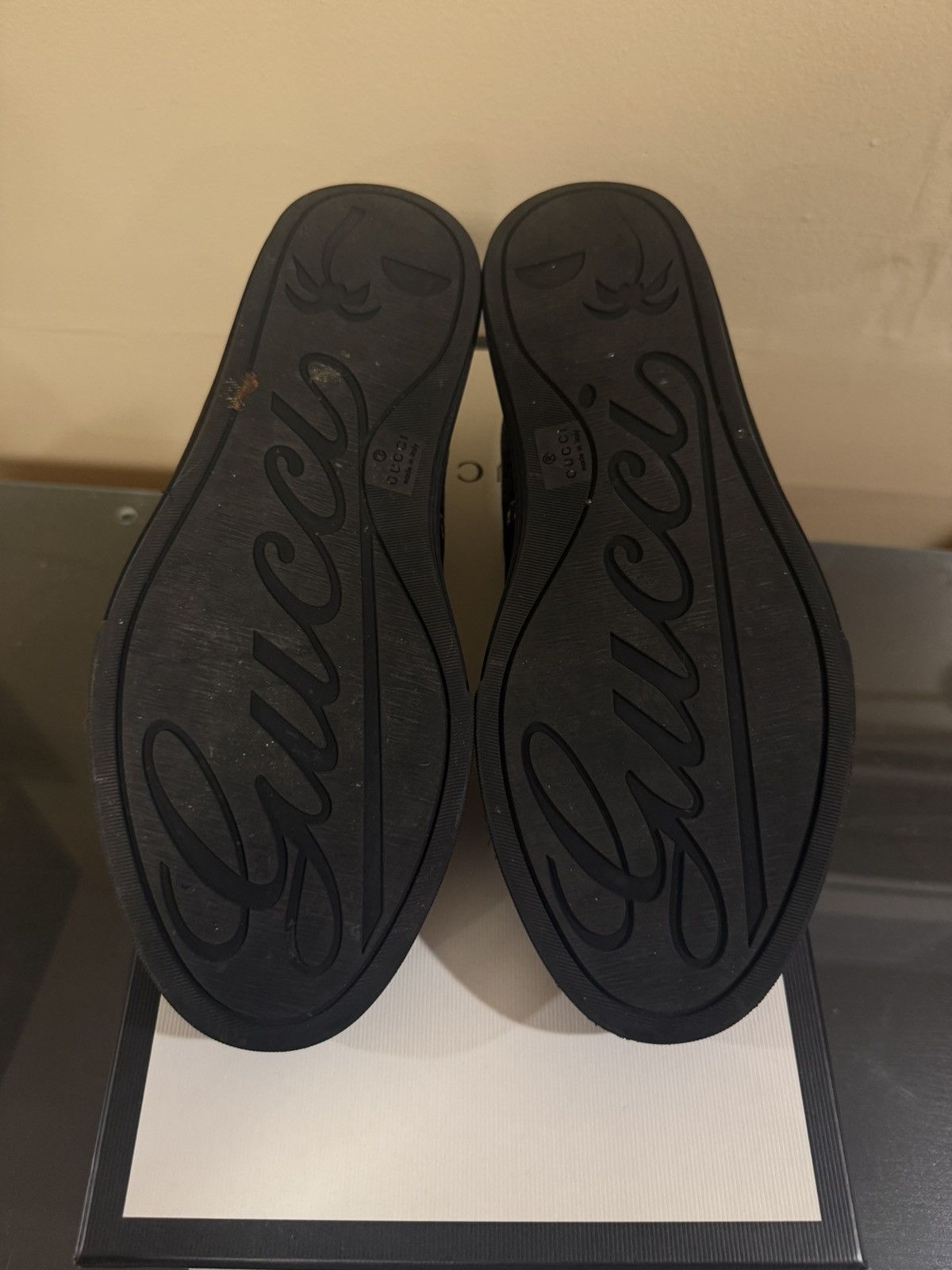 Gucci Gucci GG Canvas and Leather Low Top Sneaker Size US 8 / EU 41 - 6 Thumbnail