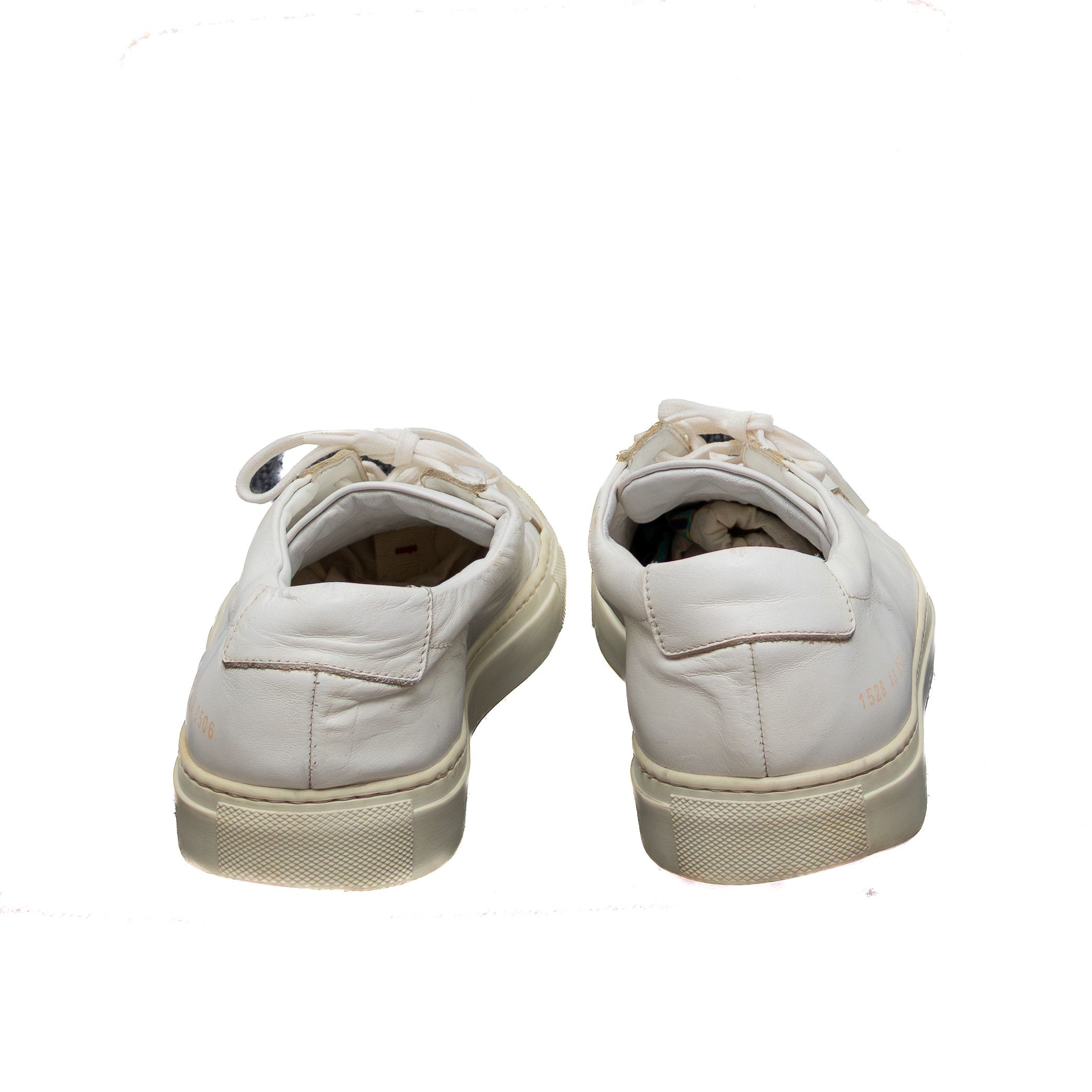 Common Projects Common Projects Low White Leather Sneakers EU 43 / US 10 Size US 10 / EU 43 - 9 Thumbnail