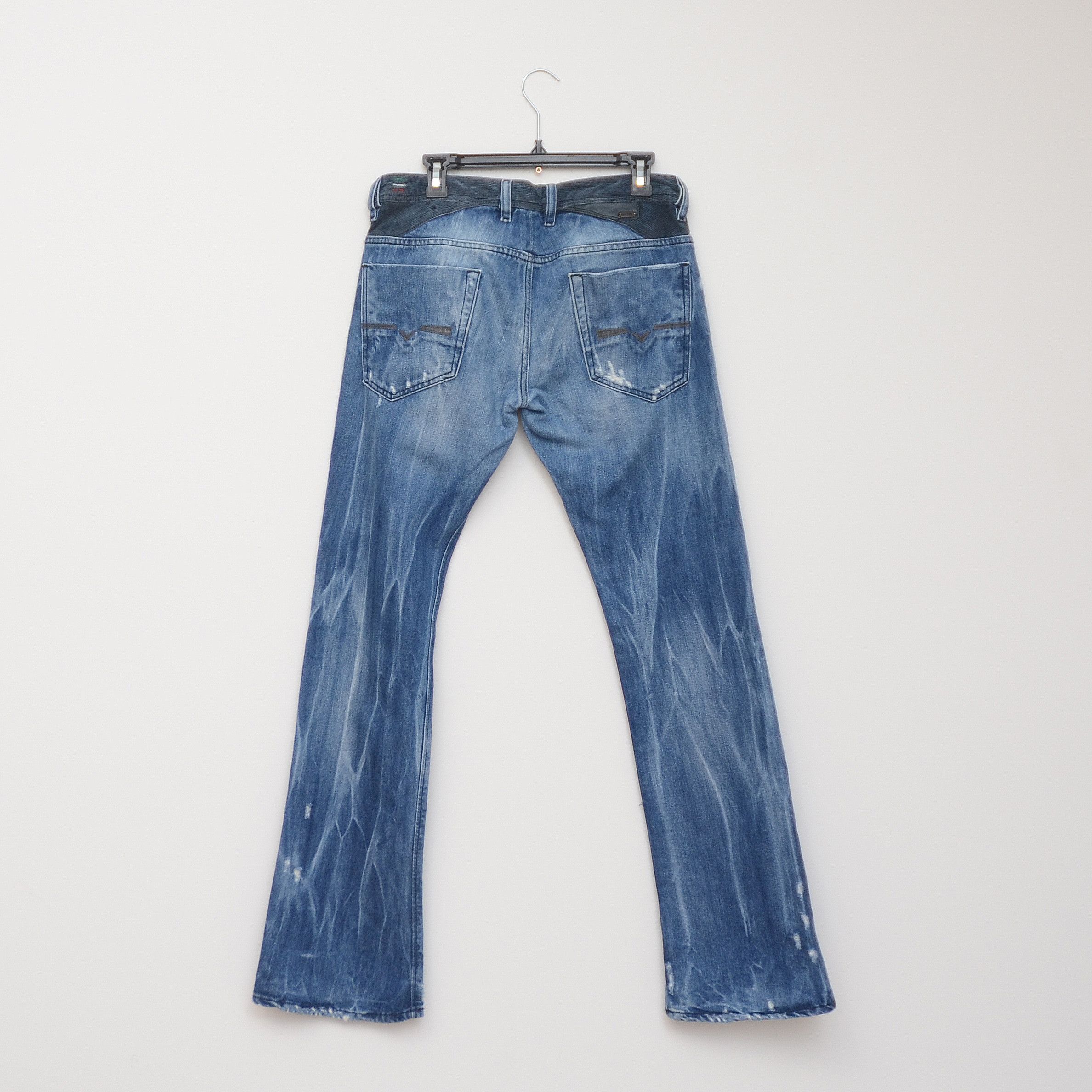 Diesel Diesel Reconstructed Reyhan Denim Pants Size 30 Size US 30 / EU 46 - 4 Thumbnail