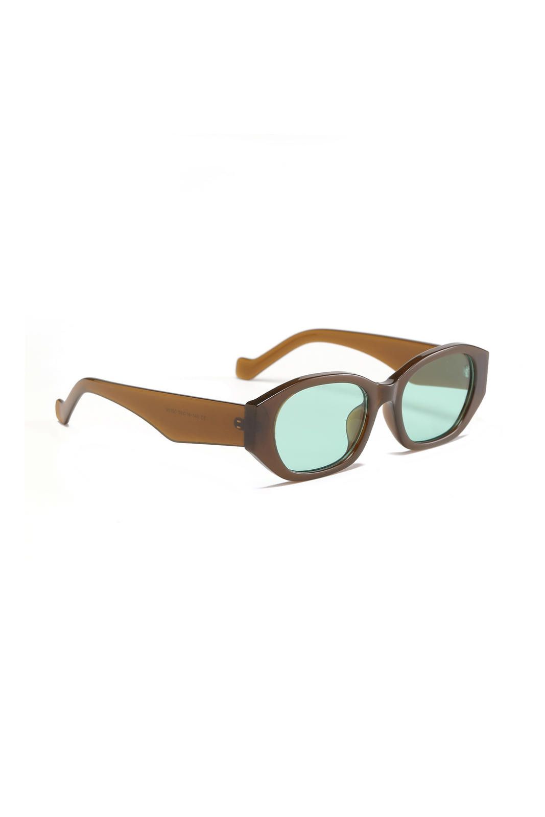 Other Y2k Avant Garde Cat Eye Shape Brown Sunglasses Unisex OS Size ONE SIZE - 2 Thumbnail