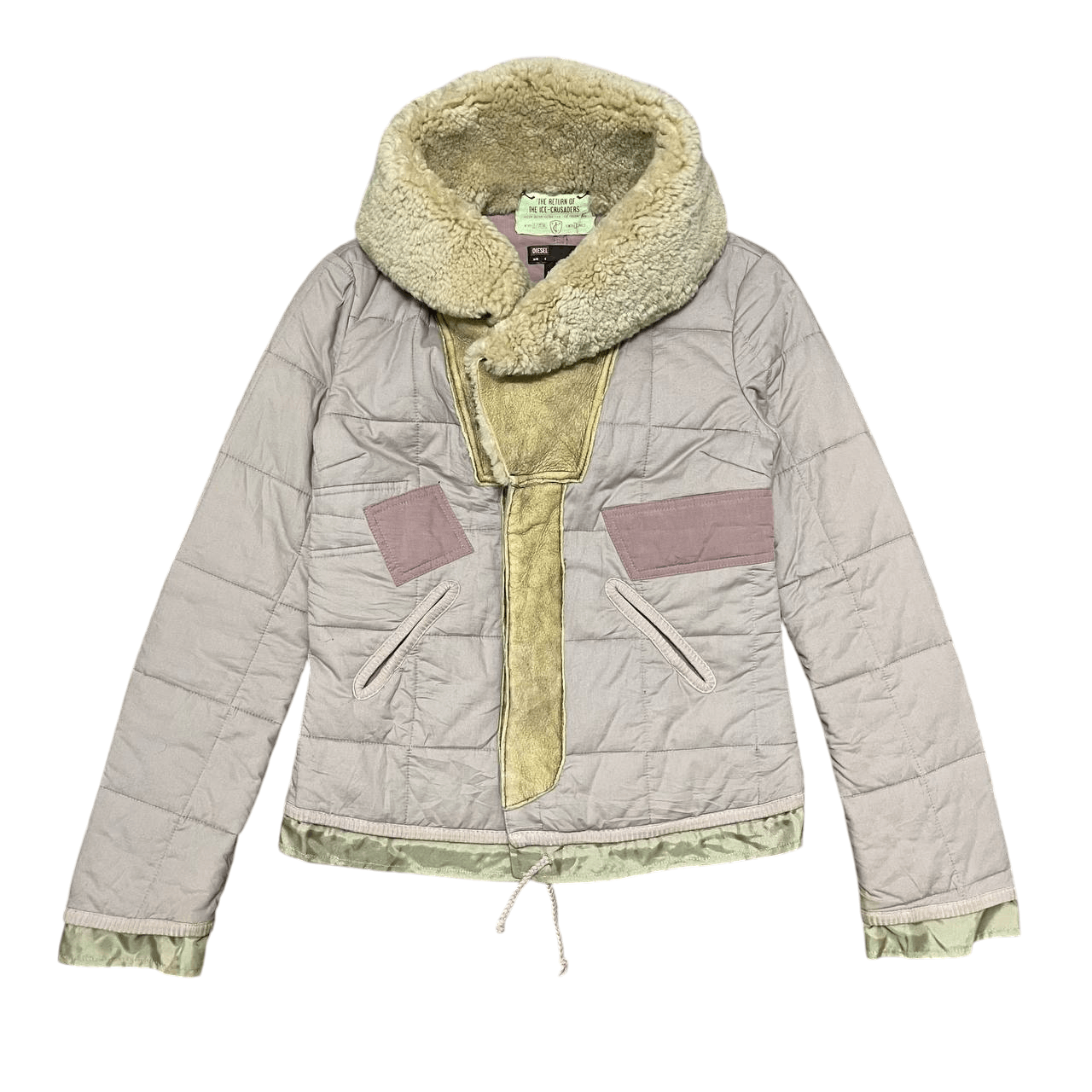 Diesel Vintage Diesel Quilted Sherpa Jacket Size US S / EU 44-46 / 1 - 5 Thumbnail
