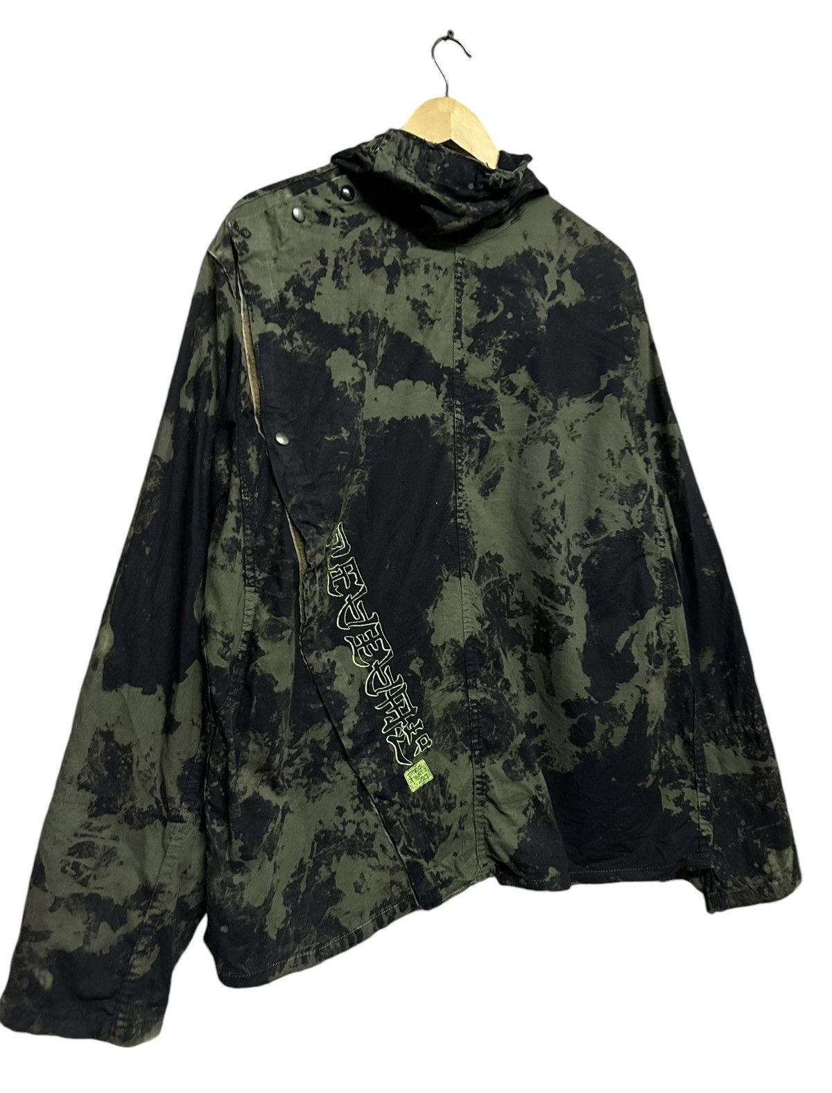Japanese Brand × Vintage Japanese Brand Urban Camouflage Nerrow Snap Hoodie Jacket Size US L / EU 52-54 / 3 - 5 Thumbnail