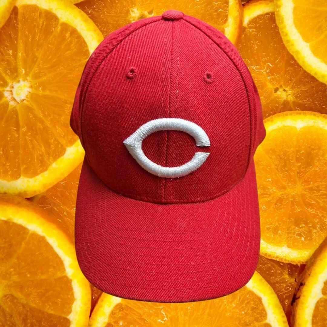 Logo Athletic Logo Athletic Baseball Cap Cincinnati Reds MLB Hat One Size Size ONE SIZE - 1 Thumbnail