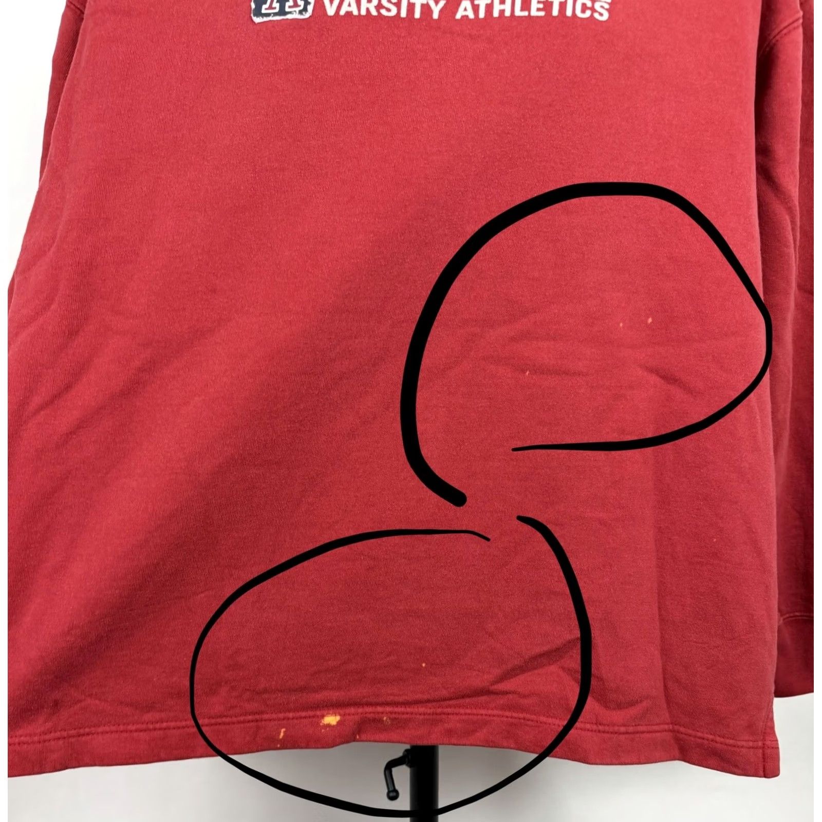 Aeropostale VINTAGE Aeropostale Sweatshirt Mens XL Red 90s Logo Applique Boxy Fit Distressed Sweatshirt Regular Men XL Red 90s Grunge Retro Skater Size US XL / EU 56 / 4 - 5 Thumbnail