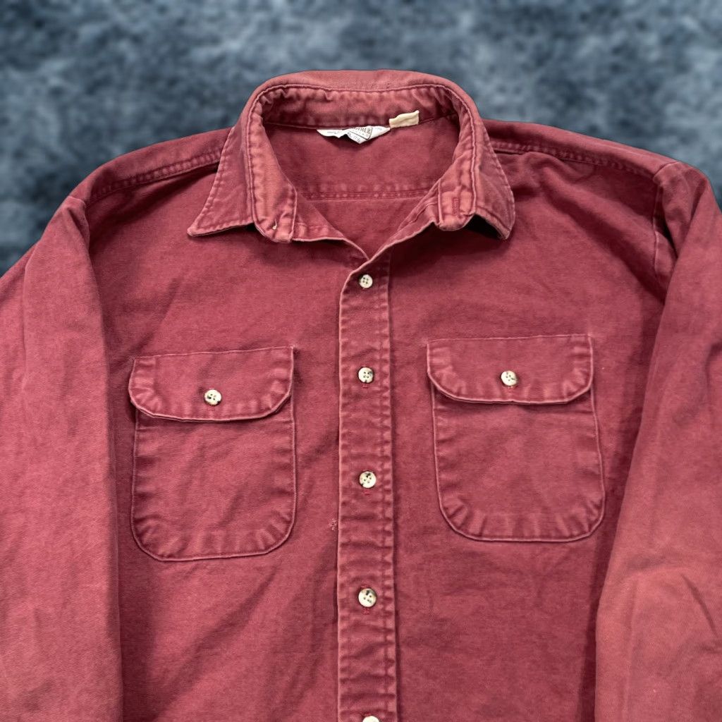 Vintage VINTAGE FIVE BROTHER Flannel Shirt Mens XL Red Heavyweight Button-Up 90s Western Casual Workwear Size US XL / EU 56 / 4 - 1 Thumbnail