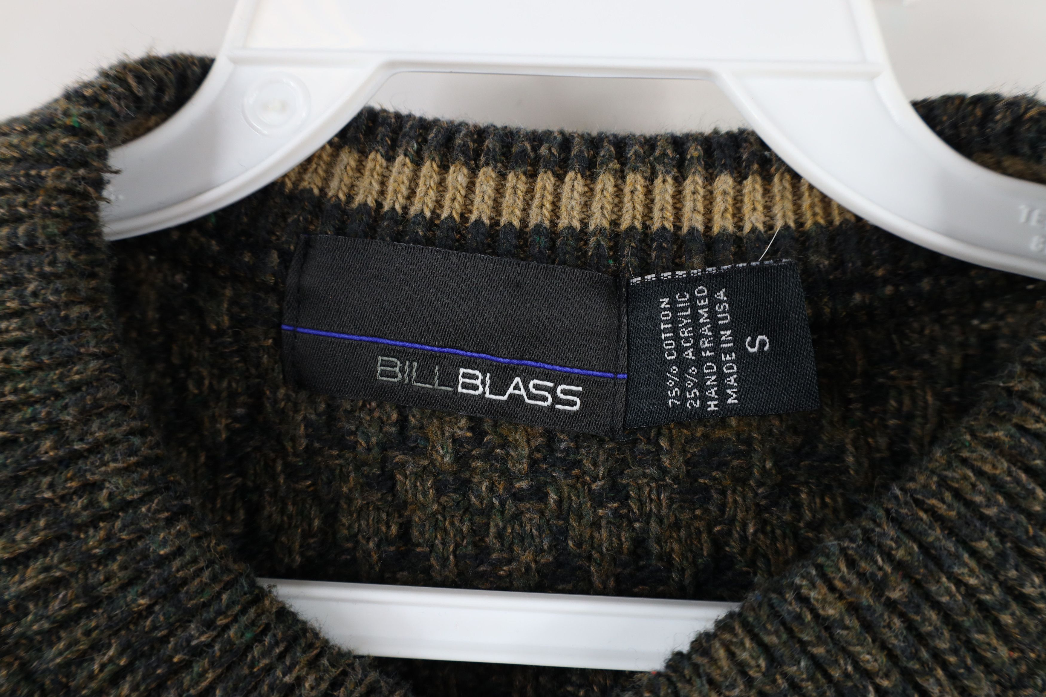 Vintage Vintage 90s Streetwear Weave Knit Henley Sweater USA Size US S / EU 44-46 / 1 - 5 Thumbnail