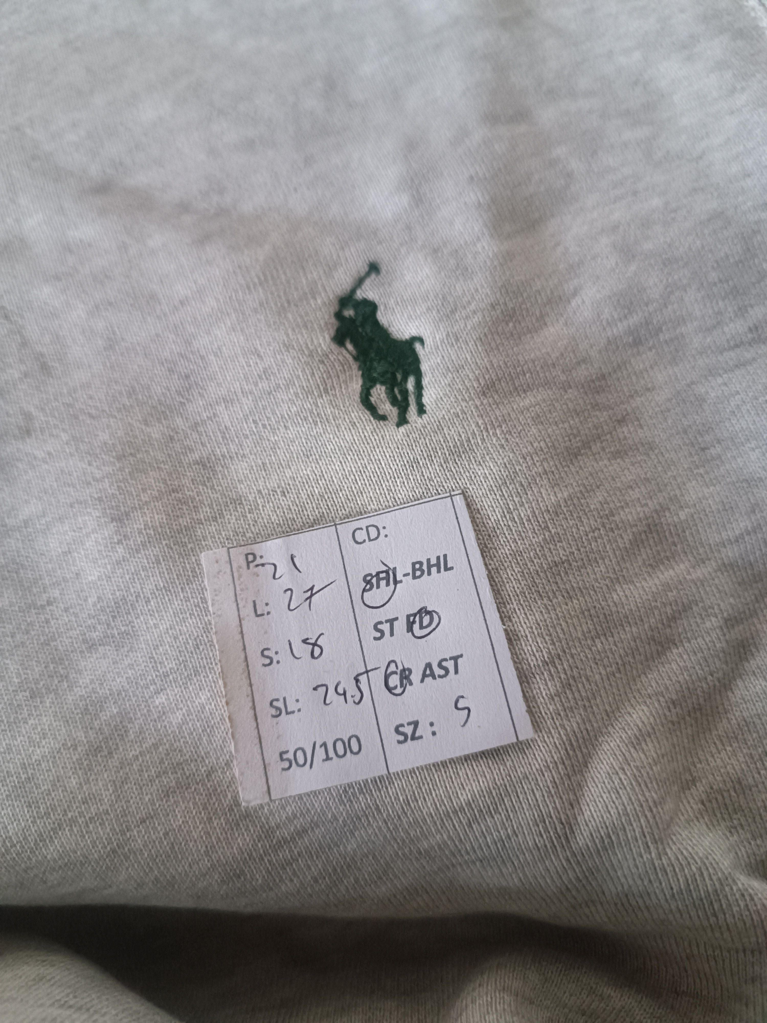 Polo Ralph Lauren THRASHED FADED VINTAGE 90s POLO RALPH LAUREN VERY RARE Size US S / EU 44-46 / 1 - 21 Thumbnail