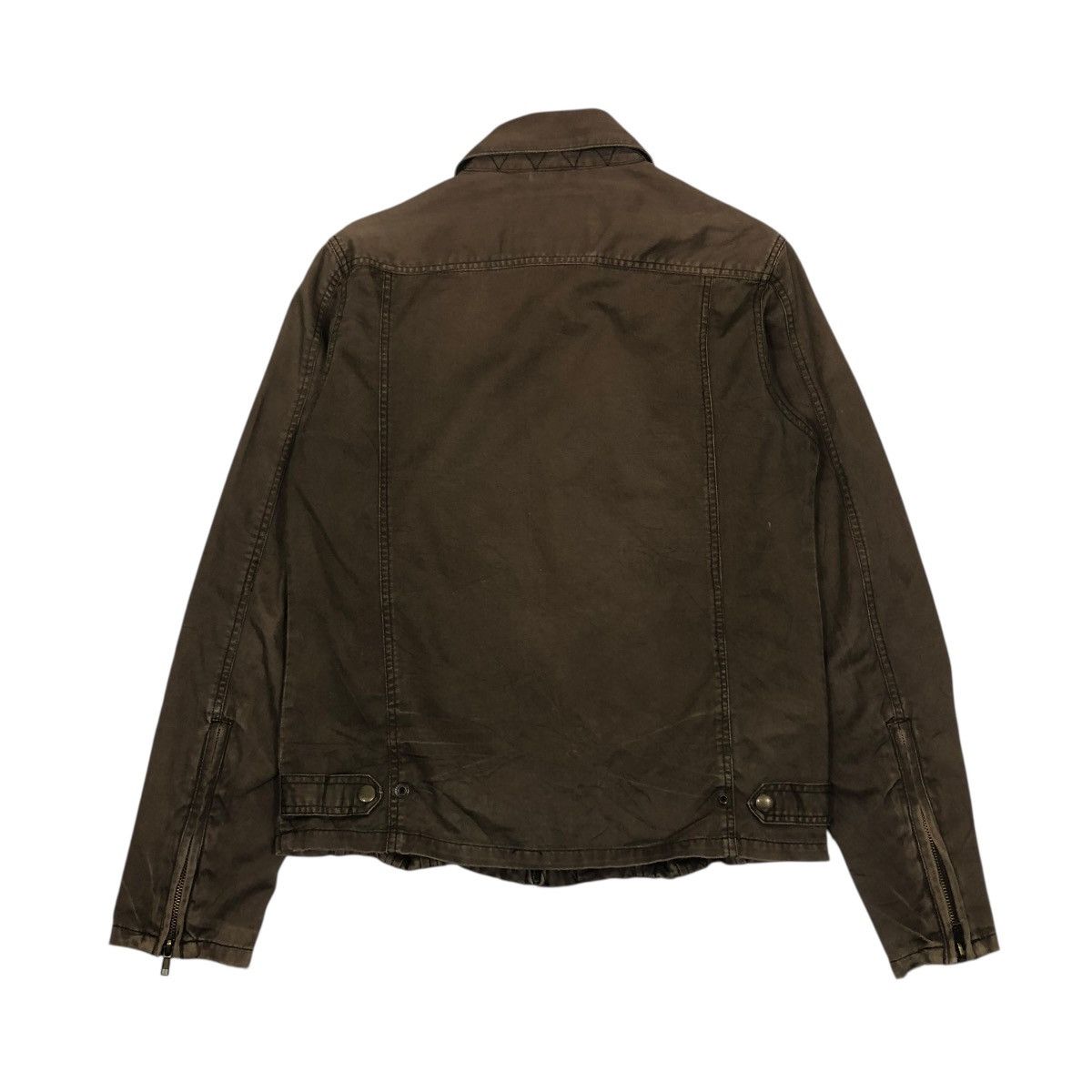 Japanese Brand 🔥VINTAGE BIKER JACKET CROPPED DESIGN ICCA ISSEY MIYAKE Size US M / EU 48-50 / 2 - 2 Thumbnail