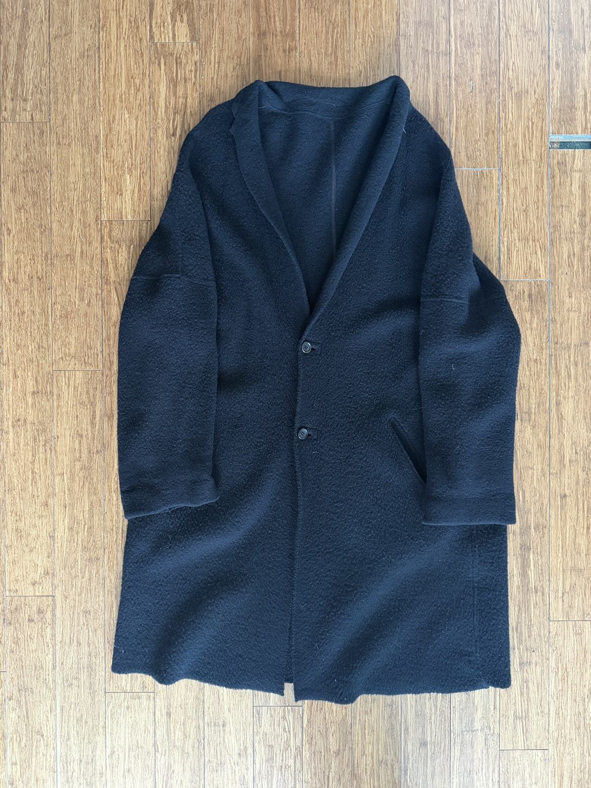 Sulvam Sulvam “Hitoe” Coat – Black Size US M / EU 48-50 / 2 - 3 Thumbnail