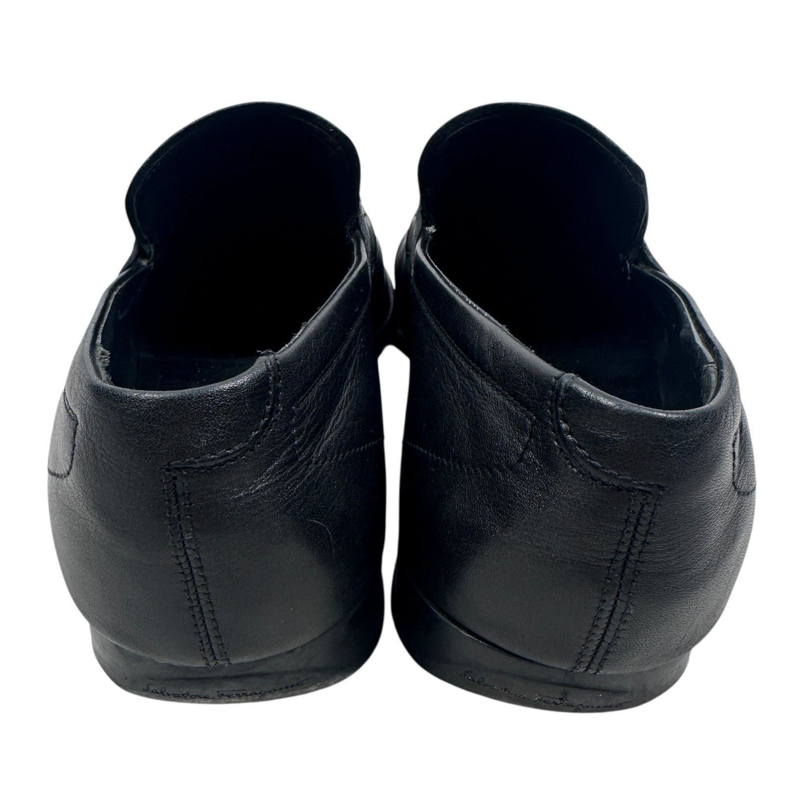Salvatore Ferragamo Salvatore Ferragamo Loafers Men 8.5 D Black Leather Shoes Size US 8.5 / EU 41-42 - 4 Thumbnail