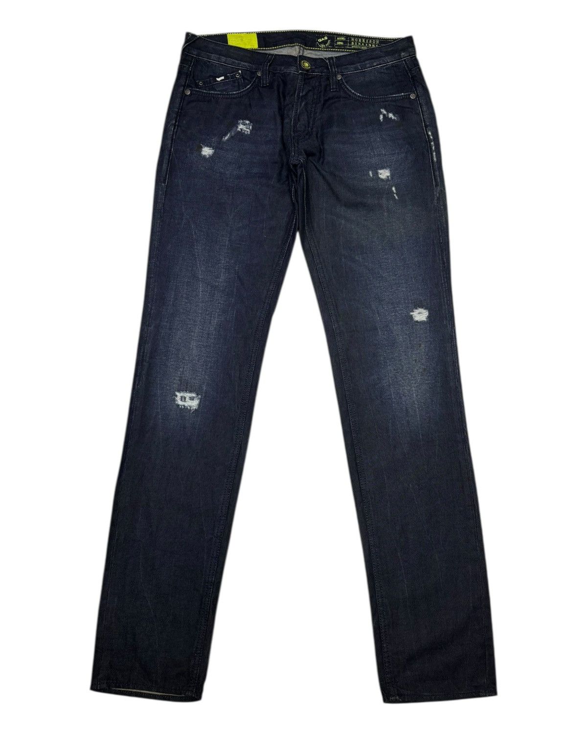 GAS × Hysteric Glamour GAS ADDRESS DARK DENIM STRAIGHT LEG JEAN Size US 32 / EU 48 - 7 Thumbnail