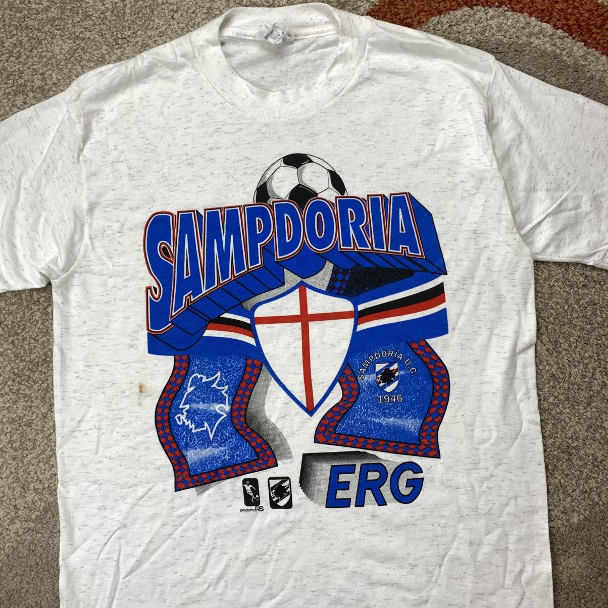 Vintage Samdoria FC Tshirt Vintage Size US M / EU 48-50 / 2 - 2 Thumbnail