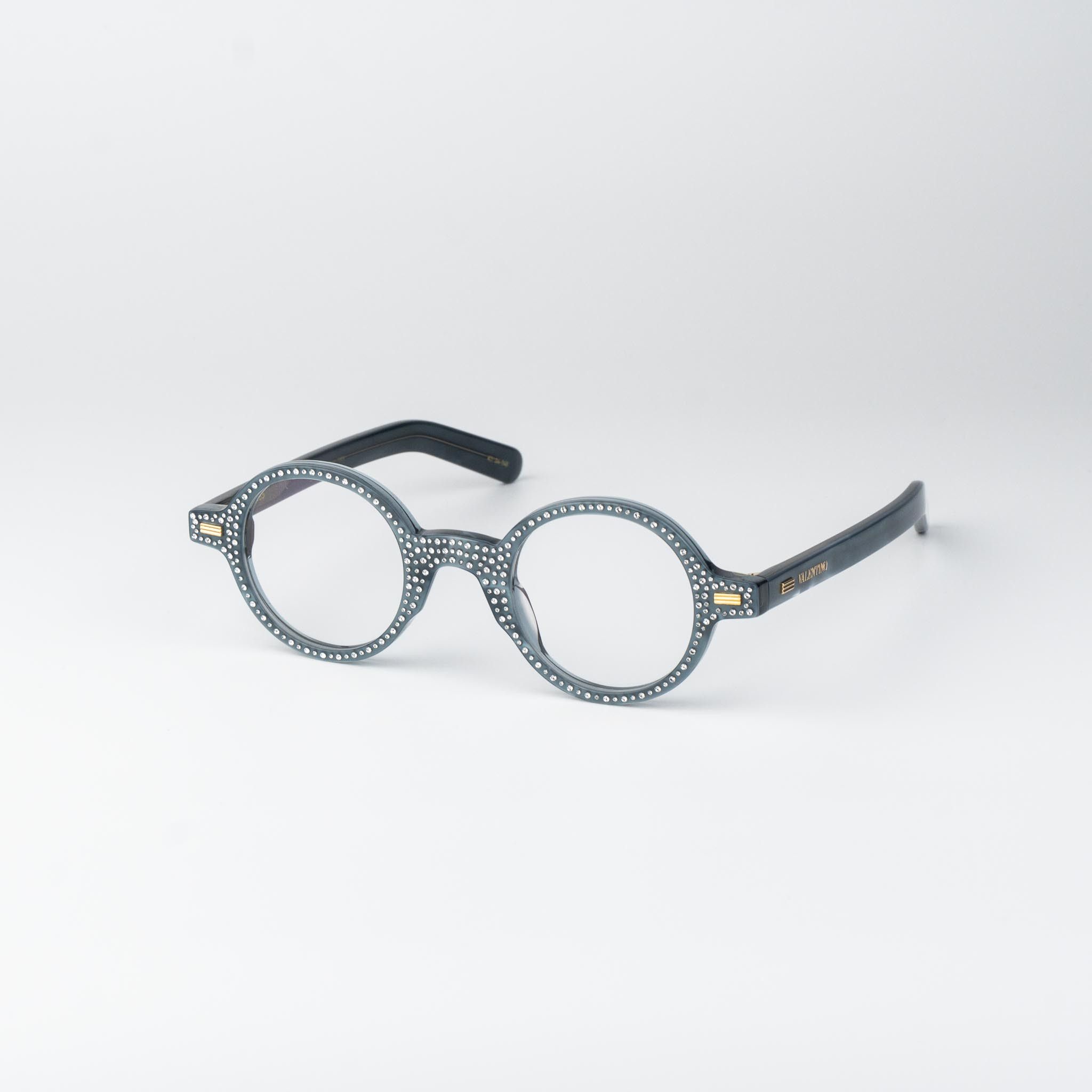 Valentino Valentino Women Eyeglasses Pearl Crystal Round VLX-185 C Size ONE SIZE - 5 Thumbnail