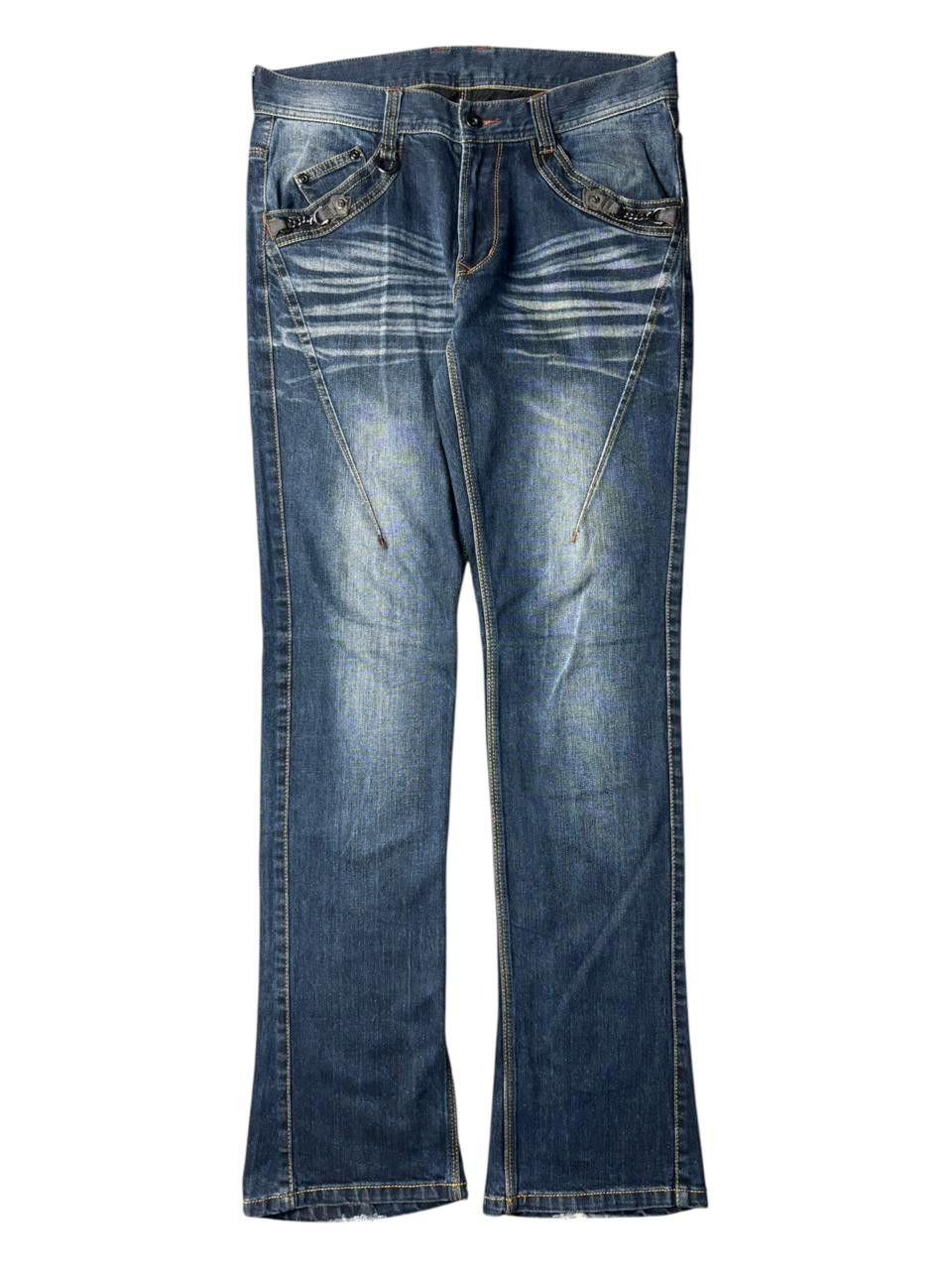 Japanese Brand 2000s Hideways Nicole Club For Men Slim Bootcut Jeans Size US 30 / EU 46 - 1 Thumbnail