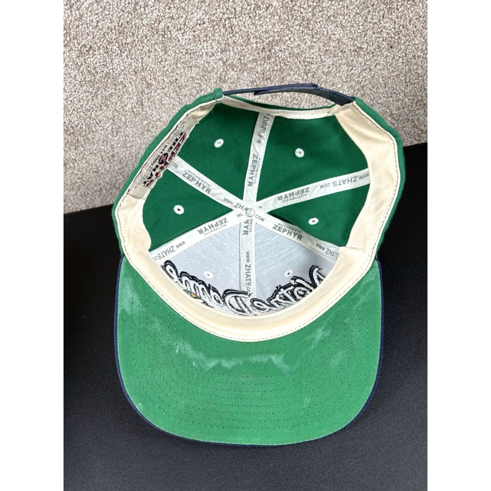 Zephyr Y2K Notre Dame Leprechaun Snapback Wool Hat Zephyr ZHat Size ONE SIZE - 5 Thumbnail