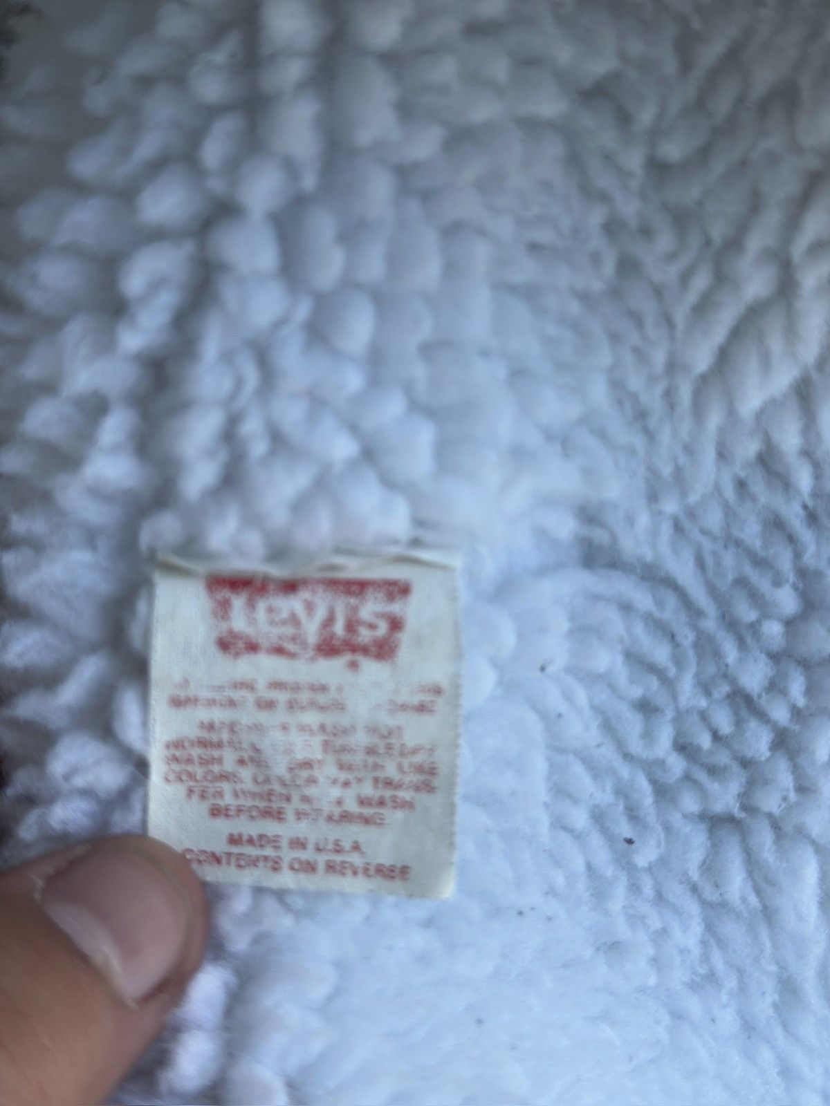 Levi's Vintage Clothing 1980s Levis Sherpa jacket Size US L / EU 52-54 / 3 - 4 Thumbnail