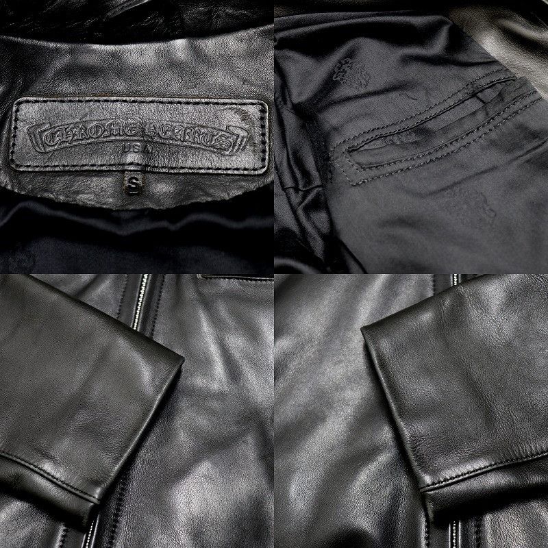 Chrome Hearts Chrome Hearts Old Model Leather Riders Jacket Size US S / EU 44-46 / 1 - 6 Thumbnail