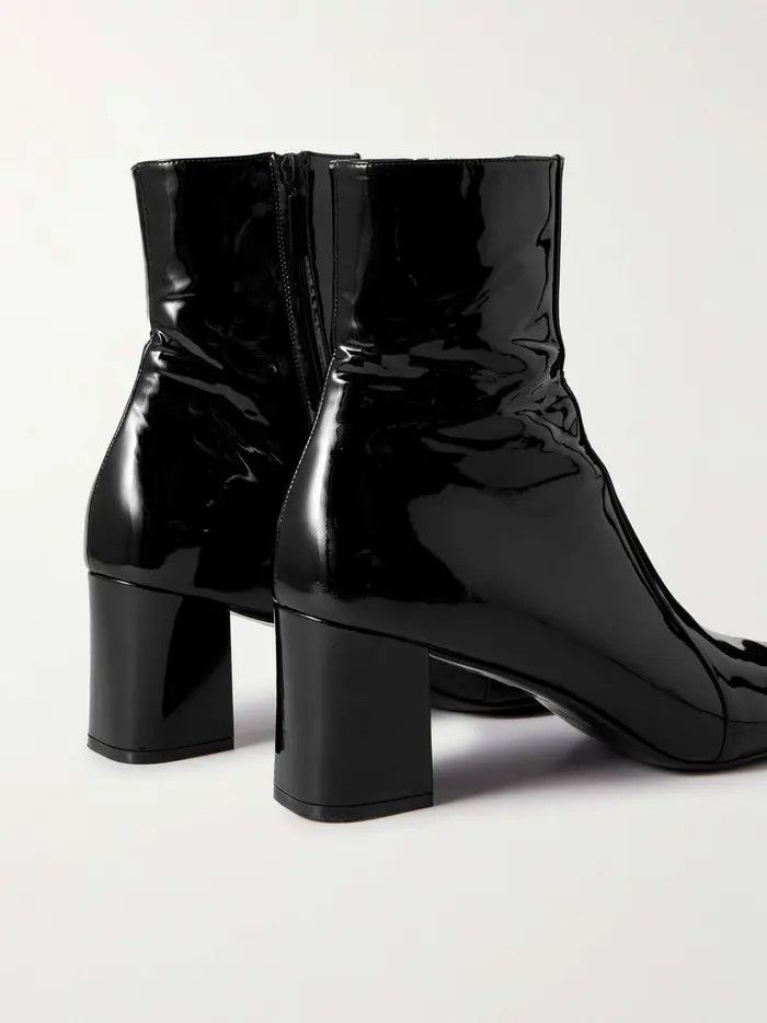 Saint Laurent Paris o1la1rc1a0226 776861 Ralner Boots in Patent Leather in Black Size US 12 / EU 45 - 4 Thumbnail