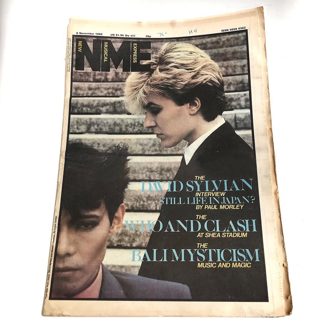 Band Tees × POP MAGAZINE × Vintage Vintage NME Magazine 6 November 1982 David Sylvian, The Who Size ONE SIZE - 1 Thumbnail