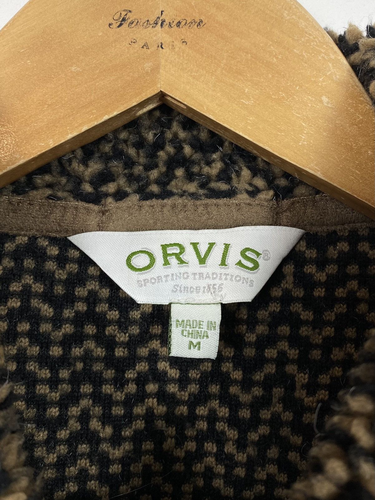 Orvis Orvis Fleece Teddy Jacket Womens Size M Fastening Pockets Size M / US 6-8 / IT 42-44 - 3 Thumbnail
