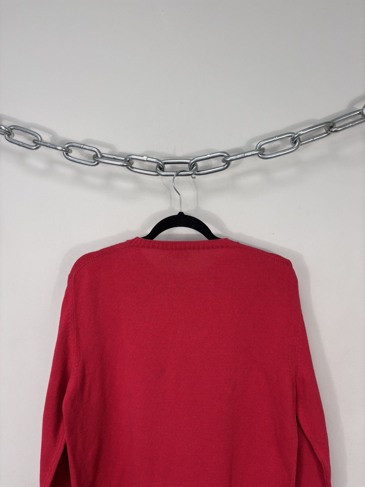 Etro Etro Milano Men’s Slim Fit Red Geometric Intarsia Sweater Size US M / EU 48-50 / 2 - 11 Thumbnail