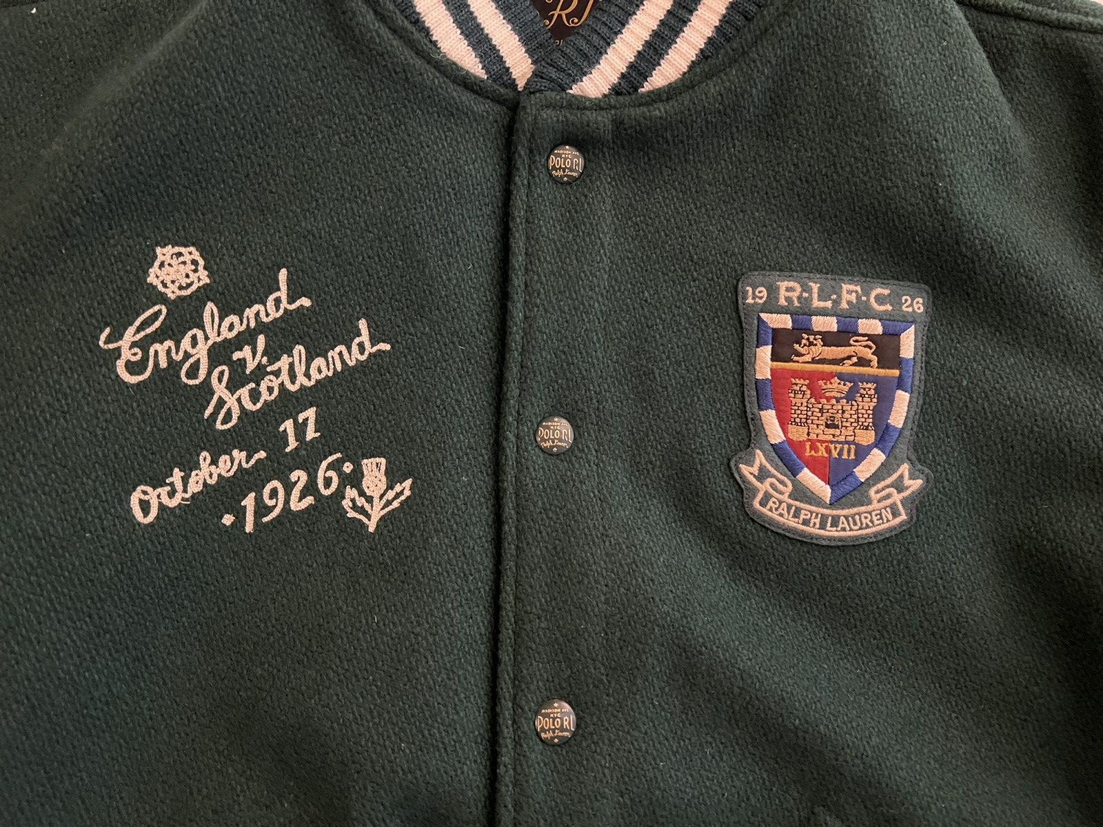 Polo Ralph Lauren Polo Ralph Lauren Lined Varsity Inspired Jacket size Large Size US L / EU 52-54 / 3 - 4 Thumbnail