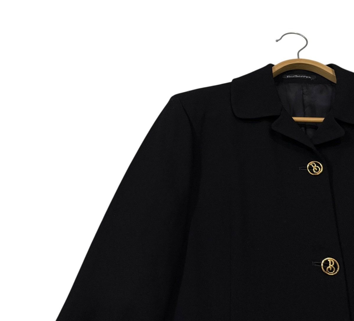 Burberry Vintage Burberry England Gold Buttons Casual Wool Jacket Size M / US 6-8 / IT 42-44 - 5 Thumbnail
