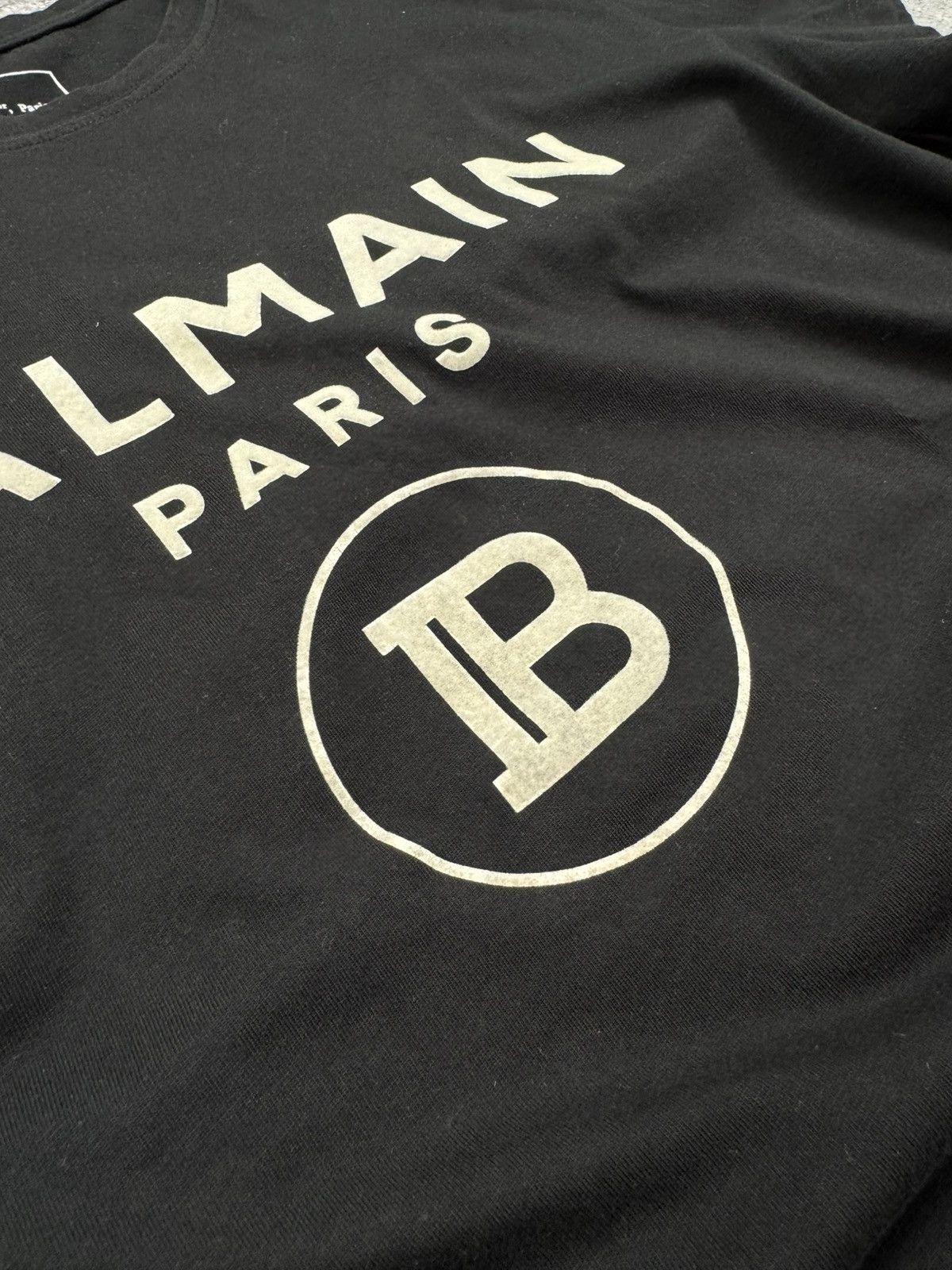 Balmain Balmain t-shirt Men Center Logo PARIS BLACK tee size XXL Size US XXL / EU 58 / 5 - 5 Thumbnail