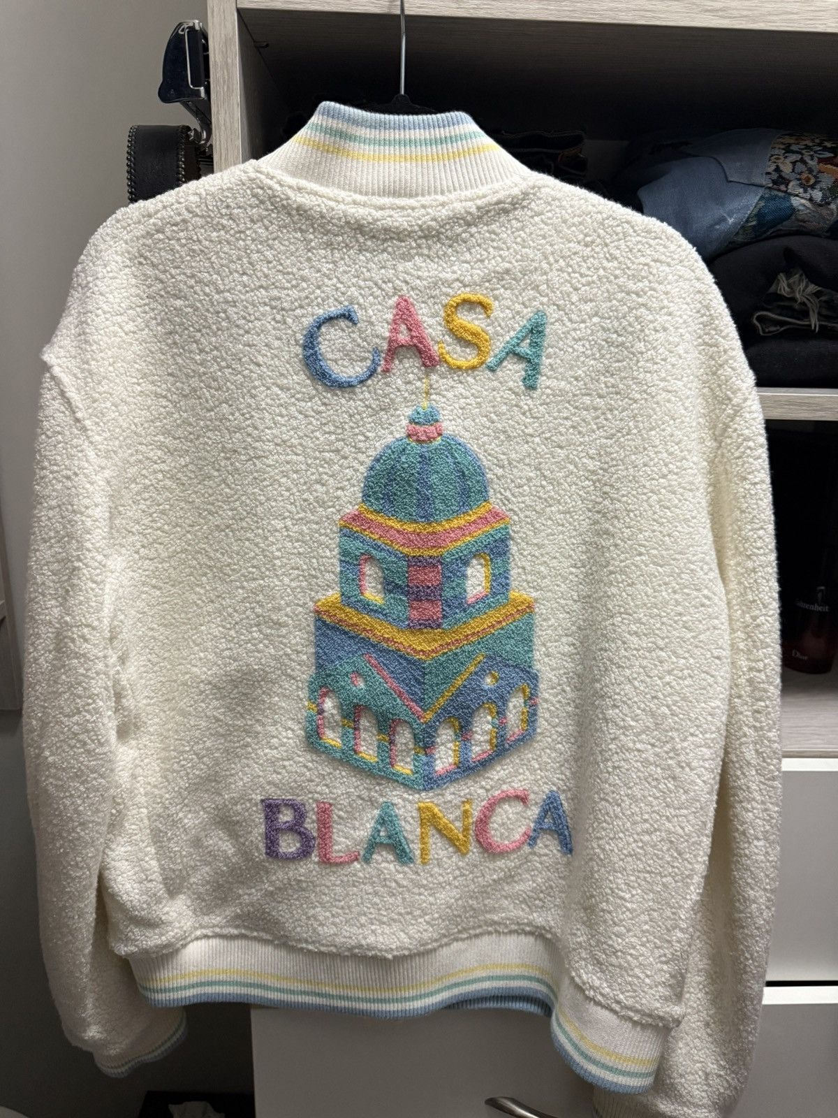 Casablanca Casablanca Wool Bomber Jacket Size US L / EU 52-54 / 3 - 1 Thumbnail