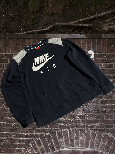 90s Nike Air Big Logo Vintage Y2K Faded Retro Sweatshirt