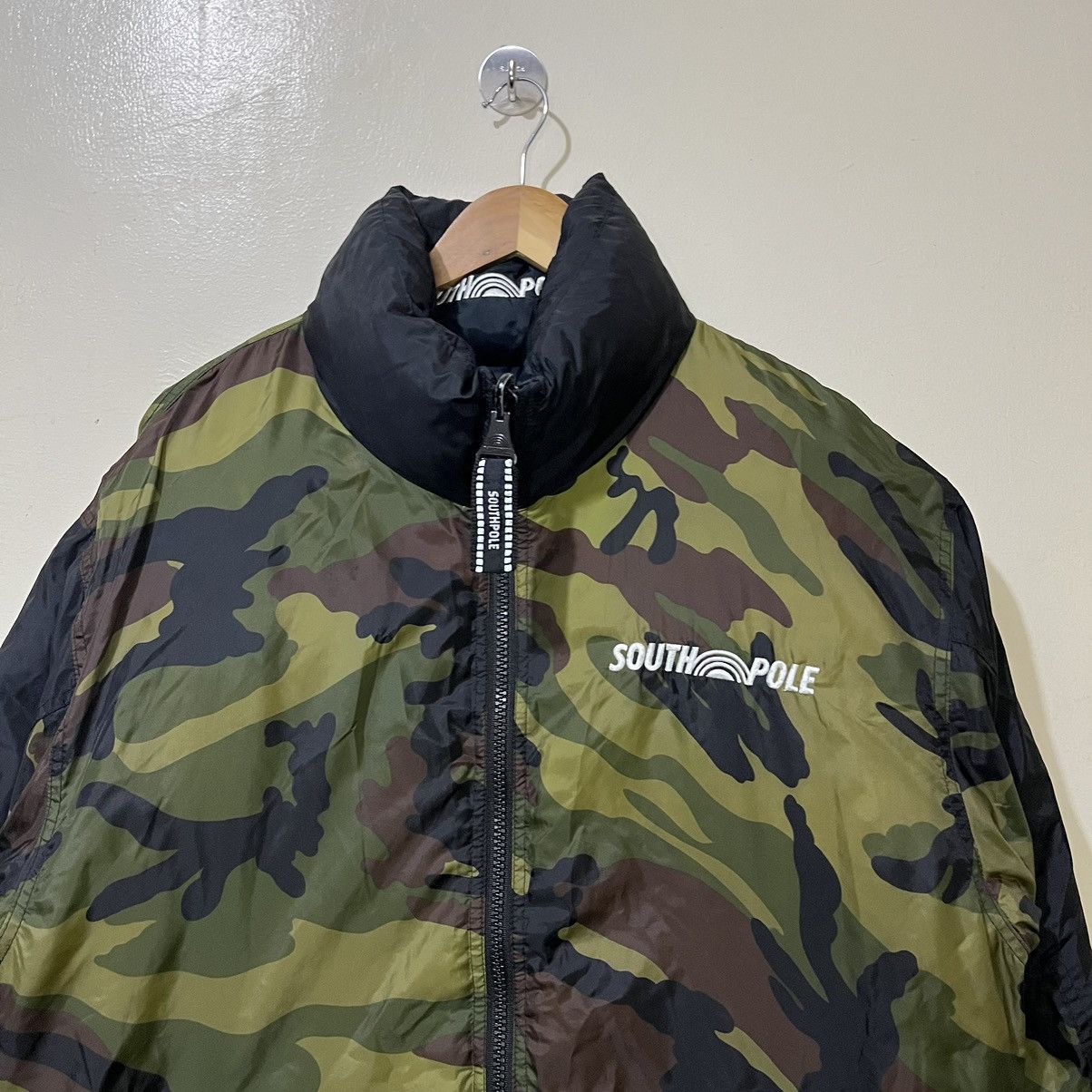 Southpole Y2K SOUTHPOLE Hiphop Reversible Down Puffer Jacket Size US S / EU 44-46 / 1 - 2 Thumbnail