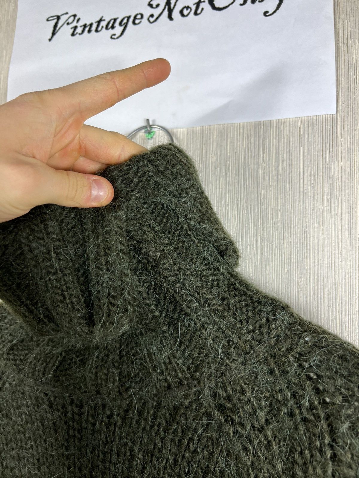 Diesel Vintage Diesel heavy wool alpaca turtleneck sweater gothic Size US M / EU 48-50 / 2 - 16 Thumbnail