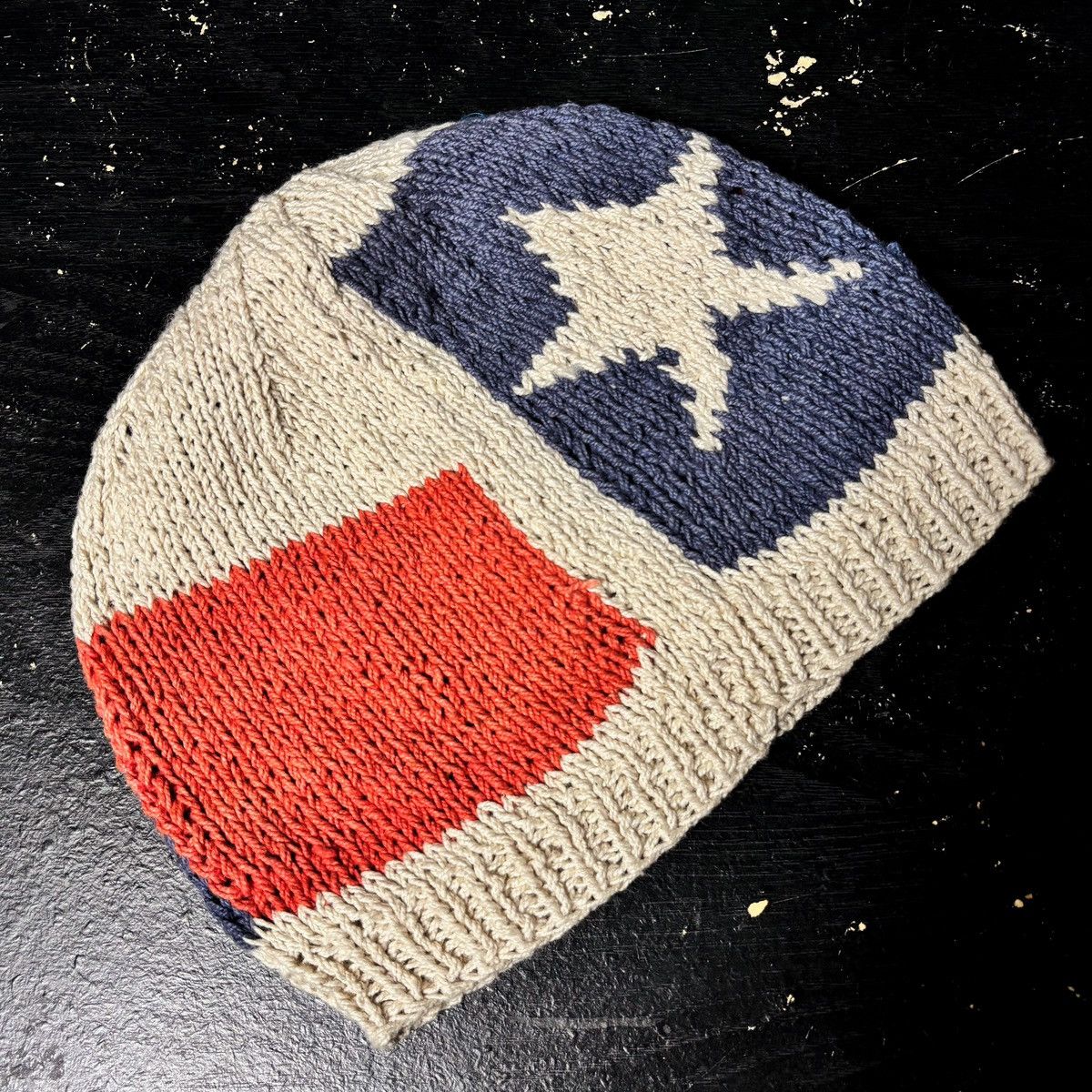 Other Handmade Texas Flag Beanie Size ONE SIZE - 1 Thumbnail