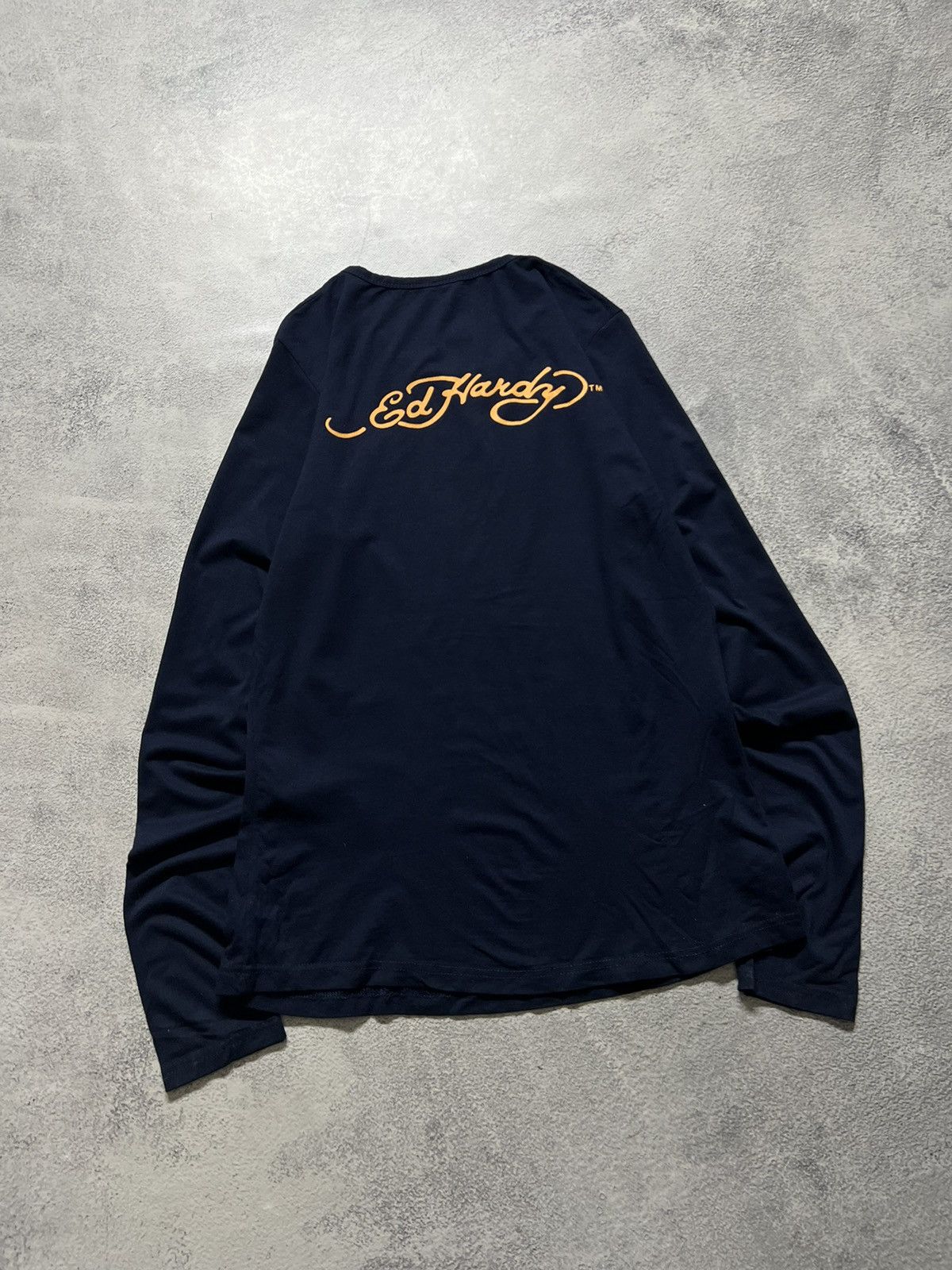 Ed Hardy Vintage Y2k Ed Hardy Dangerous Skull ☠️ Long Sleeve 00’s Size M / US 6-8 / IT 42-44 - 6 Thumbnail