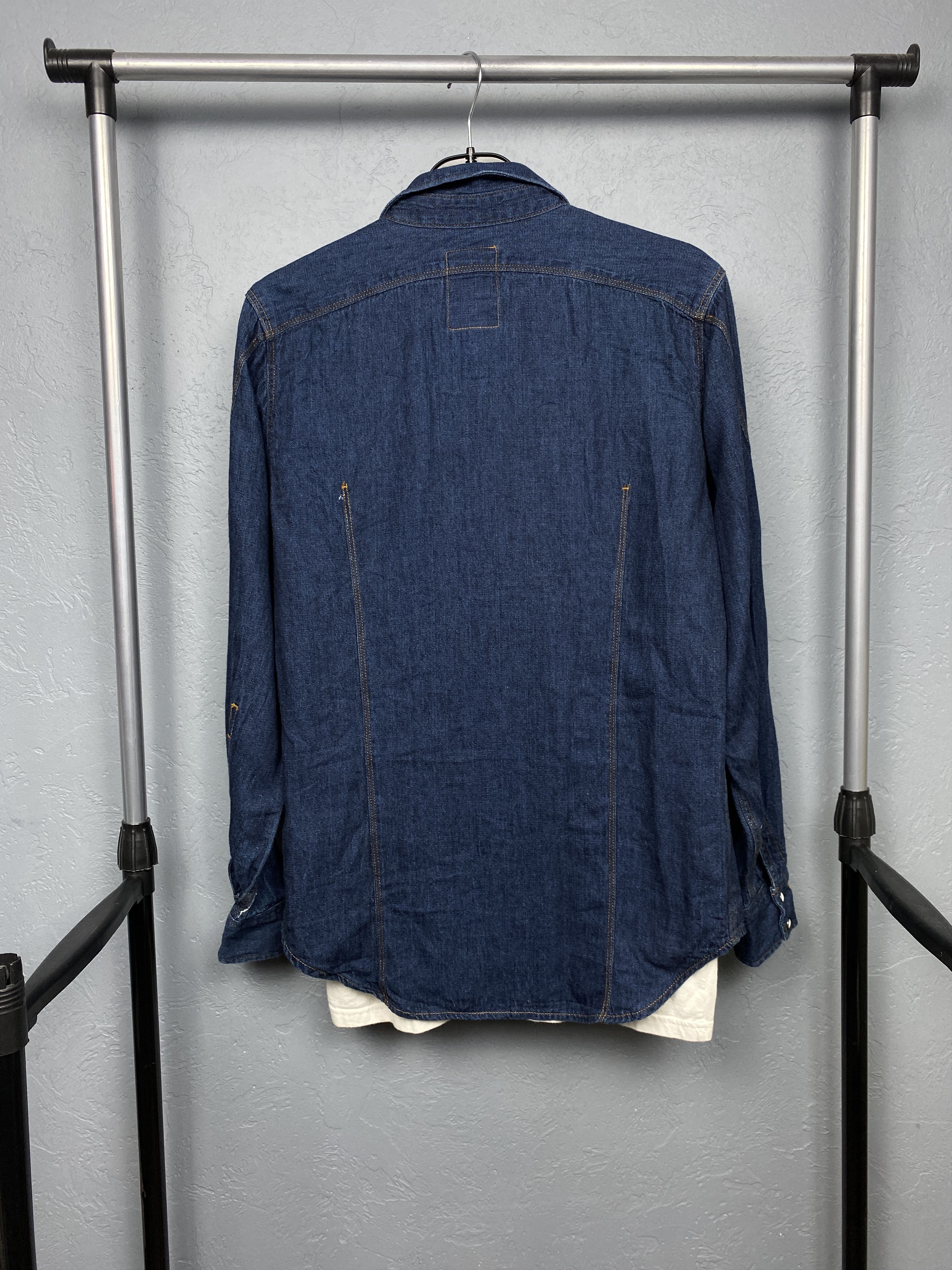 G-Star G Star Raw Mens Arc 3D Denim Shirt Size US M / EU 48-50 / 2 - 9 Thumbnail