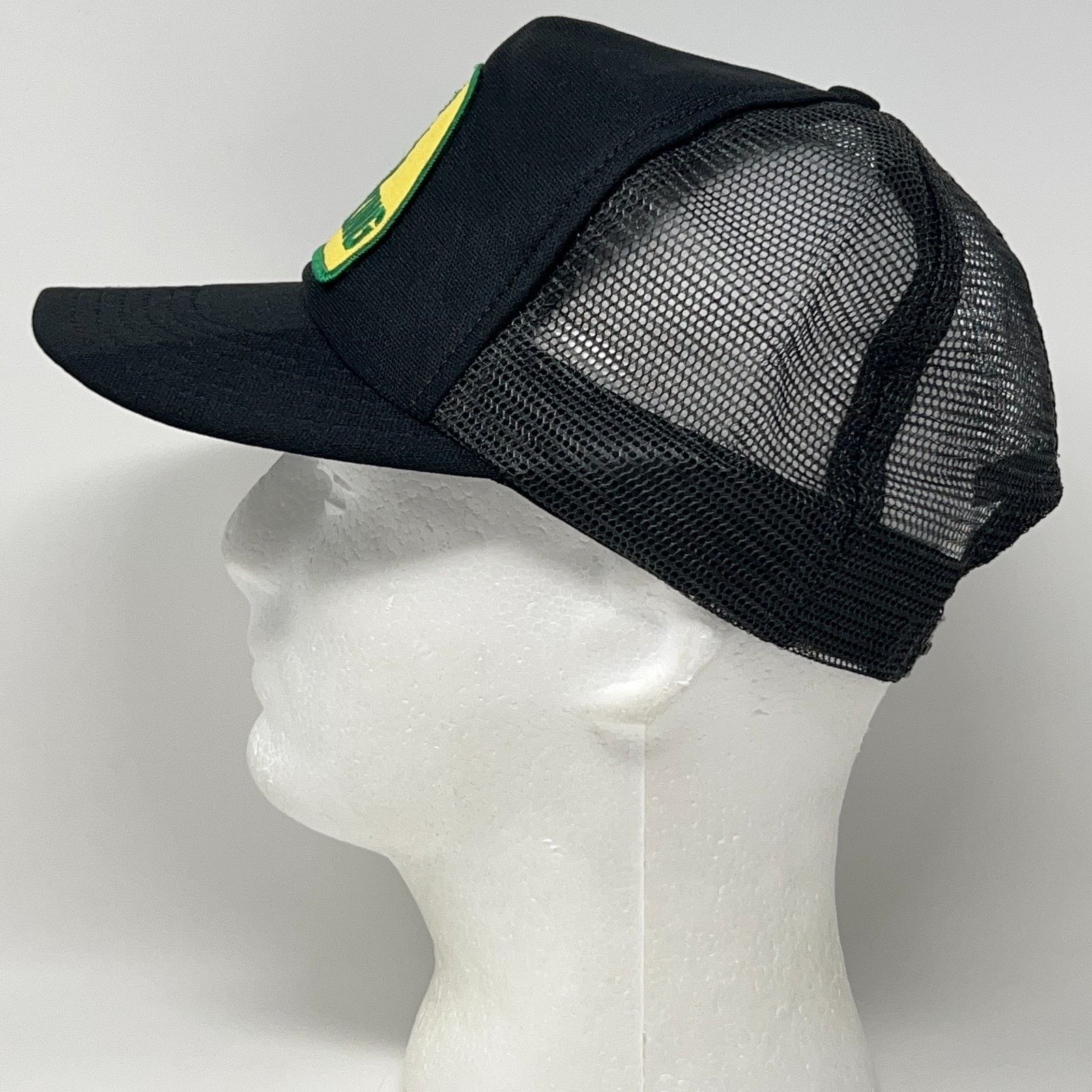 Vintage Vintage 80s Farm King Patch Trucker Hat Baseball Cap Black Size ONE SIZE - 7 Thumbnail