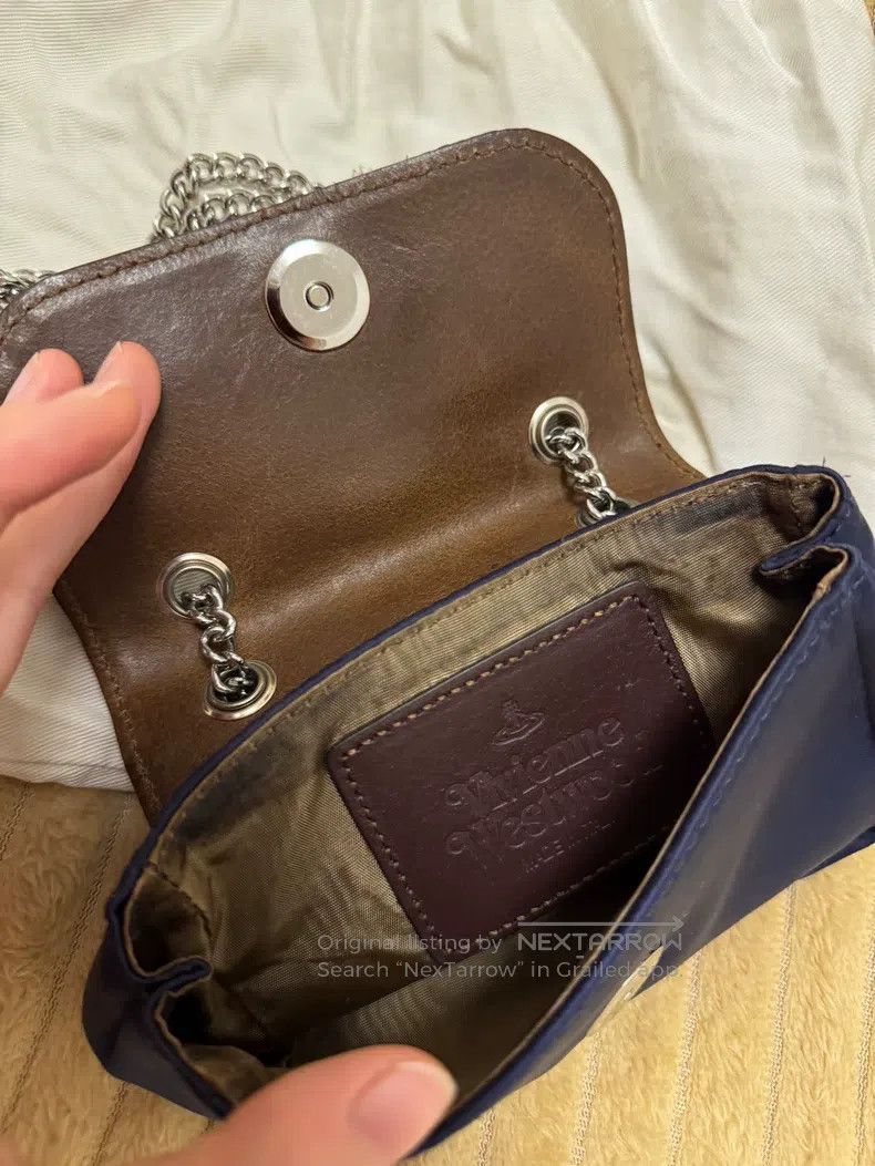 Vivienne Westwood Vivienne Westwood size os Satin small bag embroidered Satur Size ONE SIZE - 3 Thumbnail