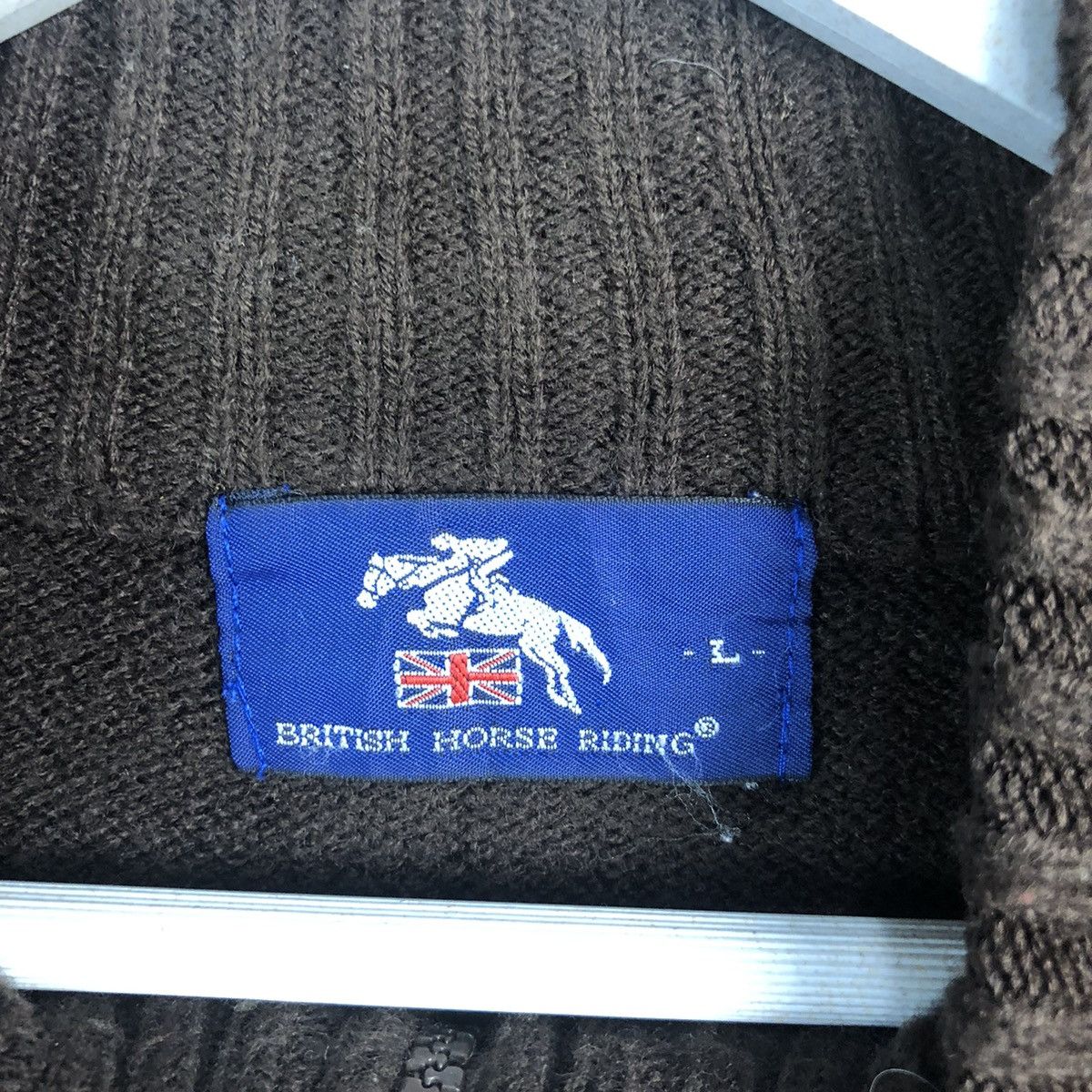 Japanese Brand × Vintage British Horse Ridding checkered vintage Sweatshirt #A1784 Size US L / EU 52-54 / 3 - 10 Thumbnail