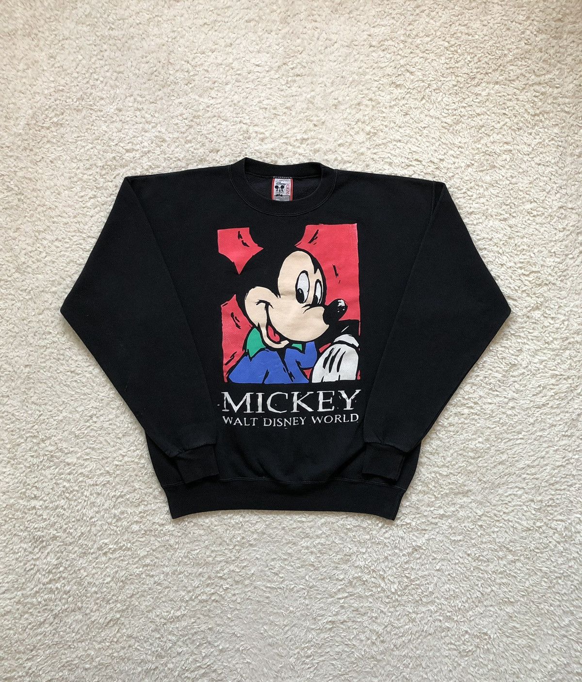 Disney × Mickey Mouse × Vintage Sweatshirt Mickey Walt Disney World Vintage 80’s 90’s Size US M / EU 48-50 / 2 - 1 Thumbnail