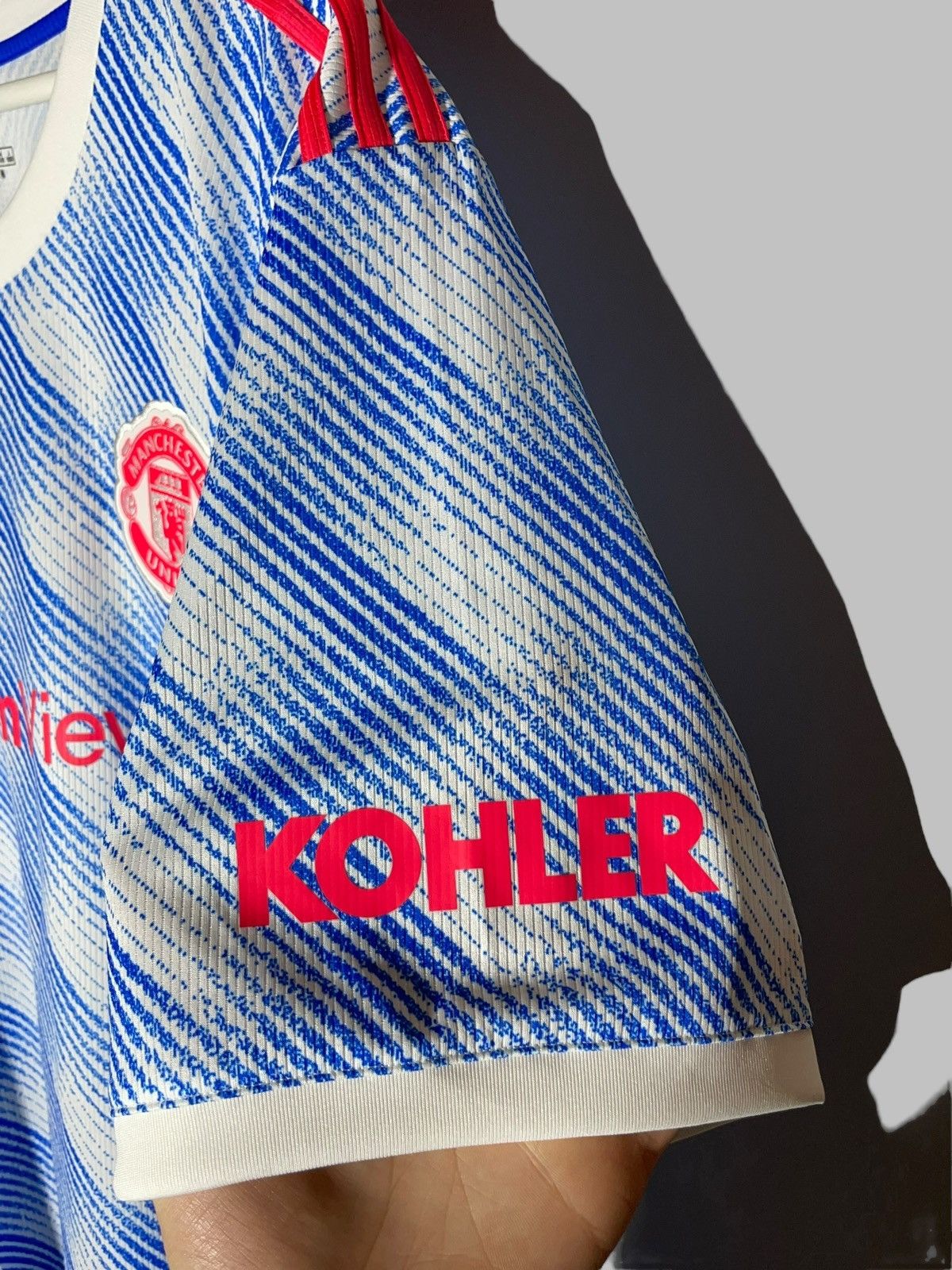 Adidas Manchester United Adidas 2021/22 Away Football Shirt Size US XXL / EU 58 / 5 - 5 Thumbnail