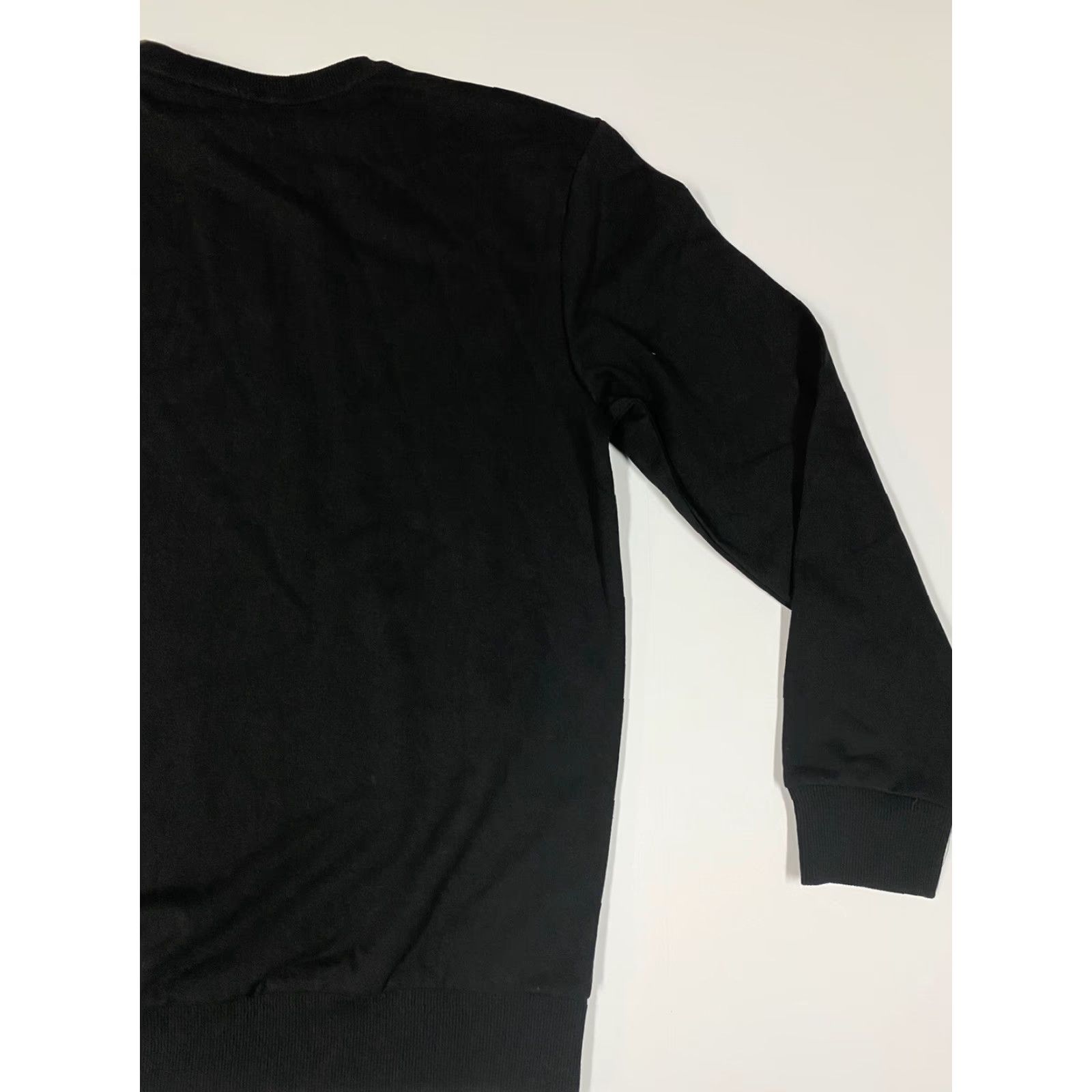 Topshop Topshop Womens Sweater 8 Black Crewneck Pullover Raglan Sleeve Cable Sequin Knit All Seasons Size M / US 6-8 / IT 42-44 - 6 Thumbnail