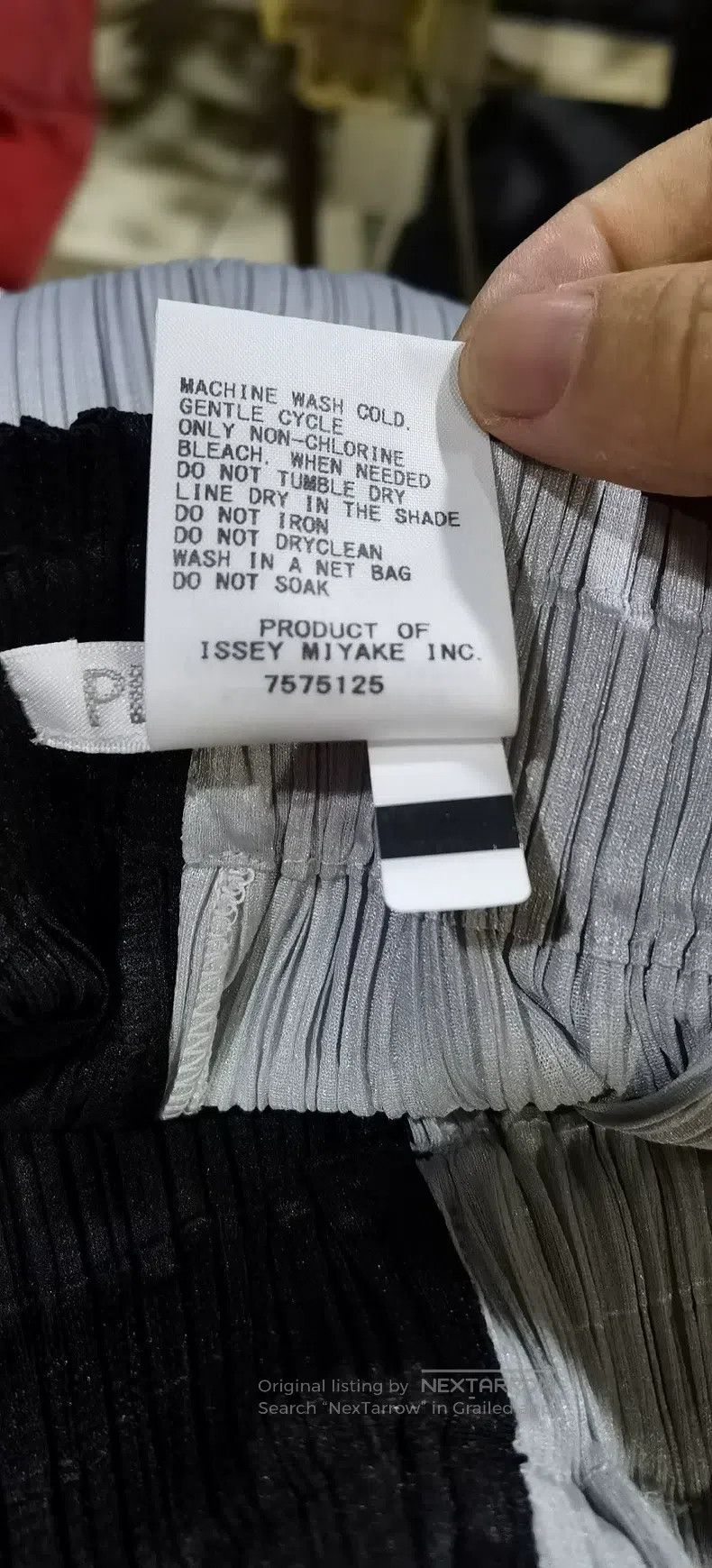 Issey Miyake Issey Miyake Black-White-Gray Patchwork Midi Pants Size 25" / US 0 / IT 36 - 4 Thumbnail