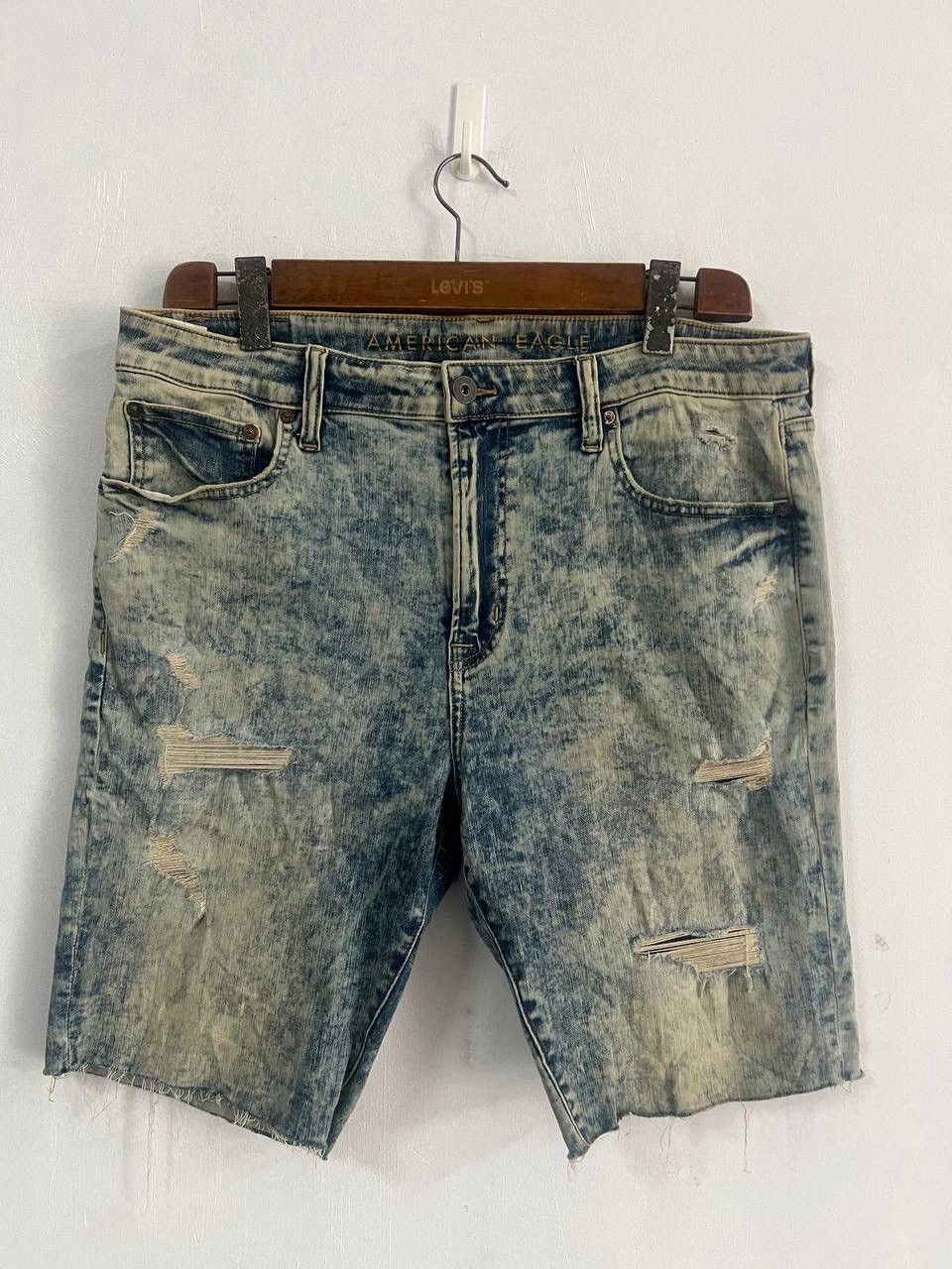 American Eagle Outfitters American Eagle Fade Rusty Distressed Denim Crop Size US 36 / EU 52 - 1 Thumbnail