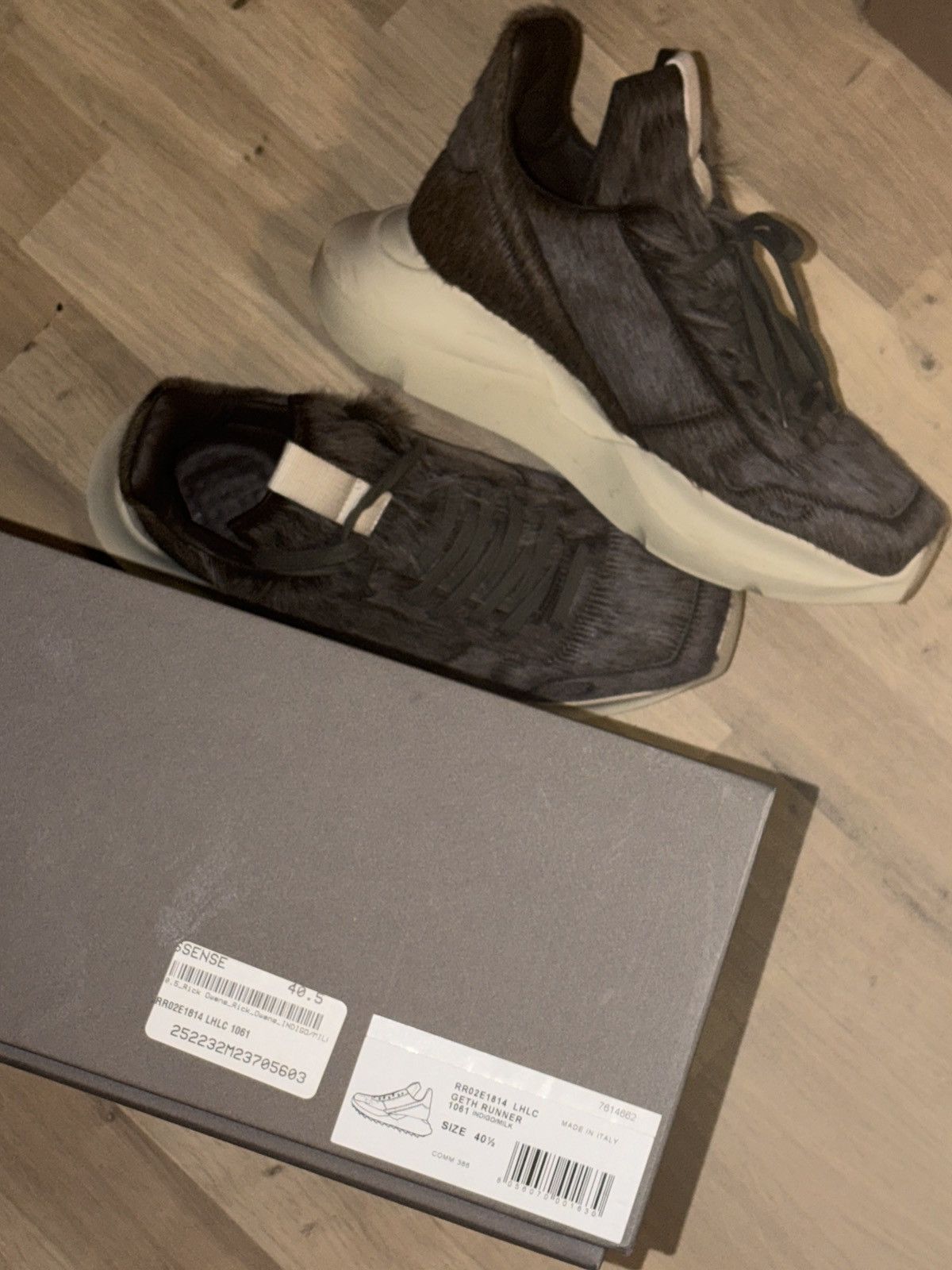 Rick Owens Rick Owens Runner Pony Hair SS26 Size US 7.5 / EU 40-41 - 14 Thumbnail