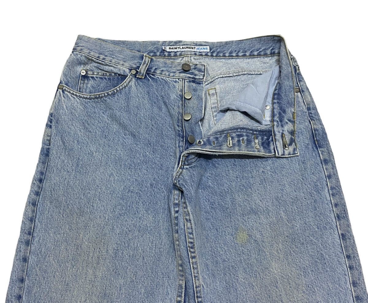Saint Laurent Paris Vintage Brand Saint Lauren Jeans 2000s Size US 30 / EU 46 - 6 Thumbnail